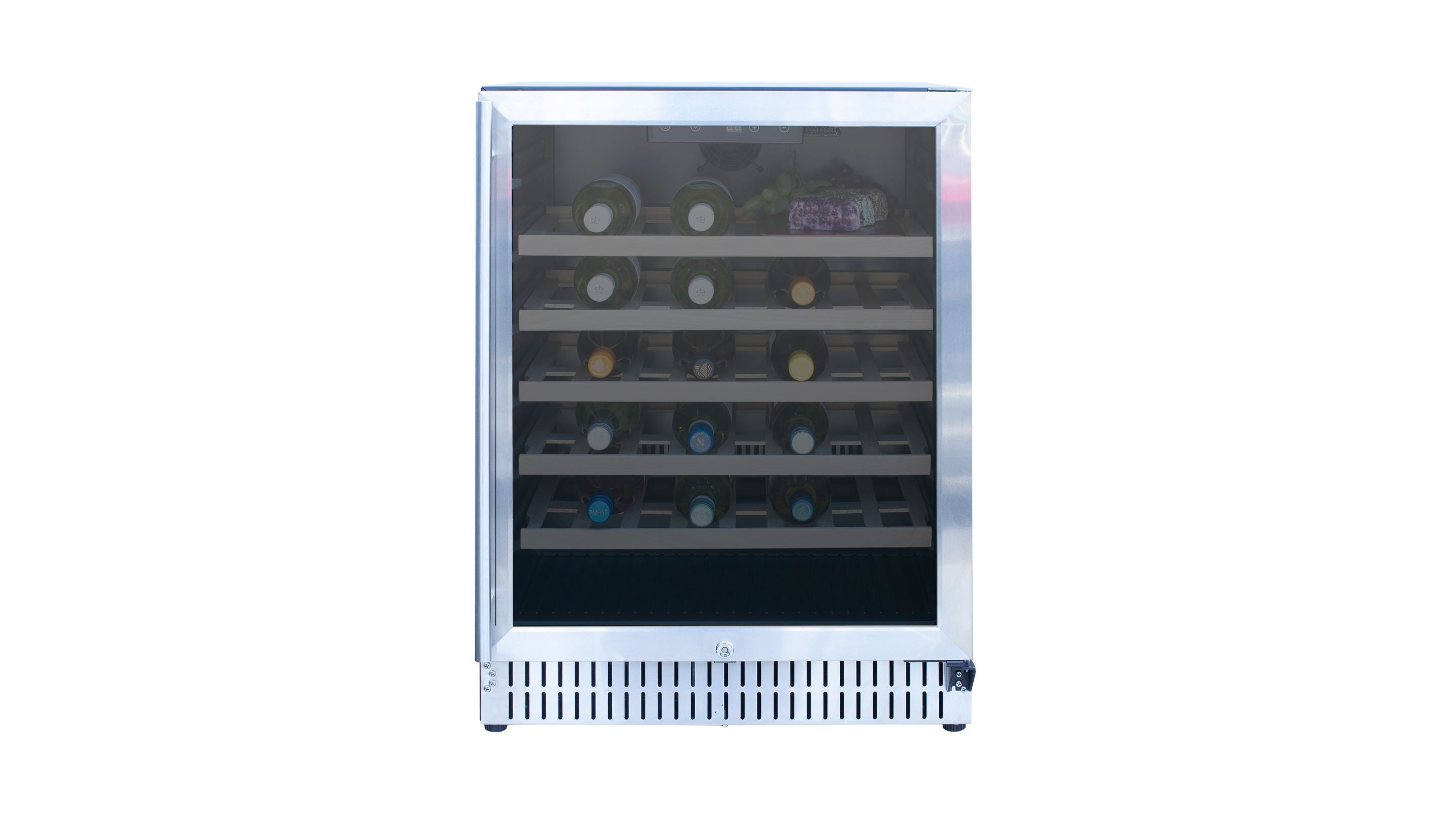 TrueFlame 24-Inch Outdoor Rated Wine Cooler in Stainless Steel (AMD-RFR-24W)