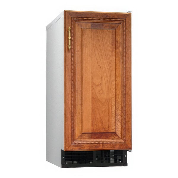 Hoshizaki AM-50BAK-ADDS 14 7/8" ADA Compliant Custom Cabinet Air Cooled Undercounter Top Hat Cube Ice Machine with 27 lb. Bin - 54 lb.