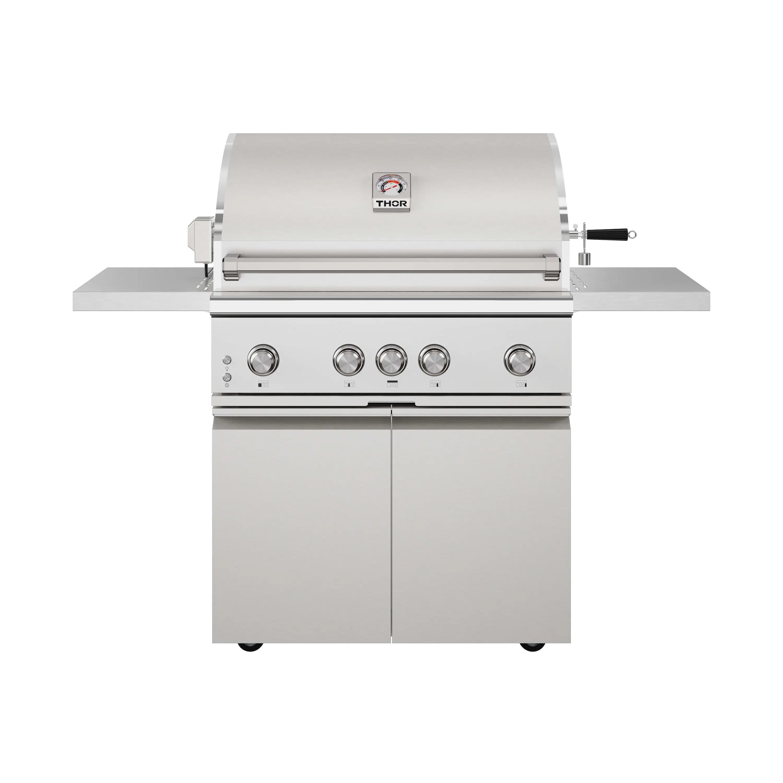 Thor Kitchen 36-Inch Professional Freestanding Liquid Propane Gas BBQ Grill in Stainless Steel (TPG3601)