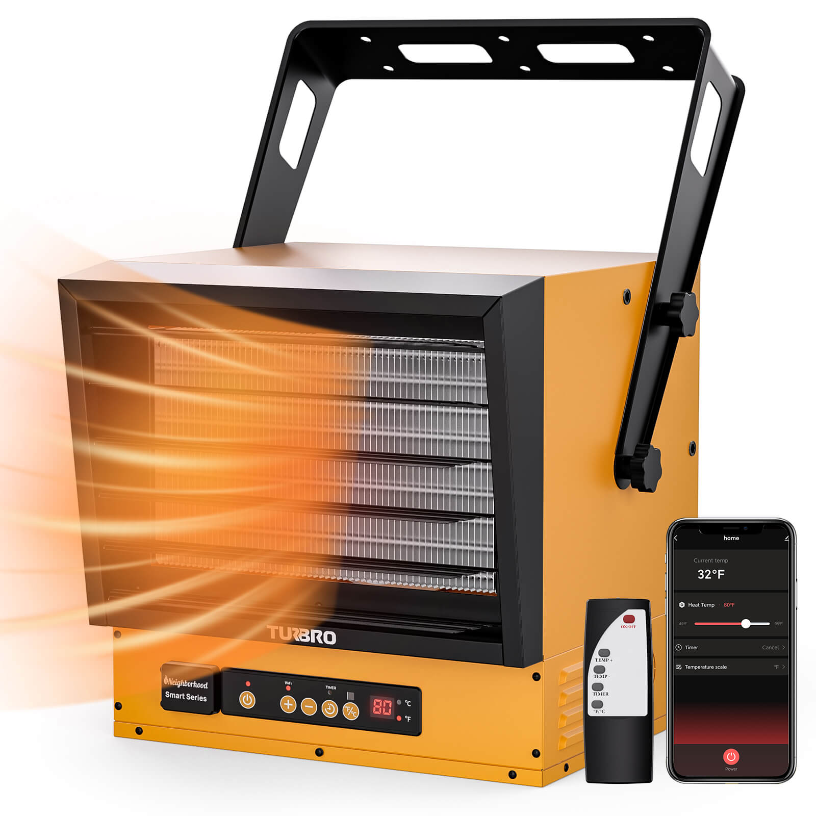 TURBRO Neighborhood GH10K & GH15K Smart Garage Heater - WiFi Enable (707-NBH-GH10KWIFI-A)