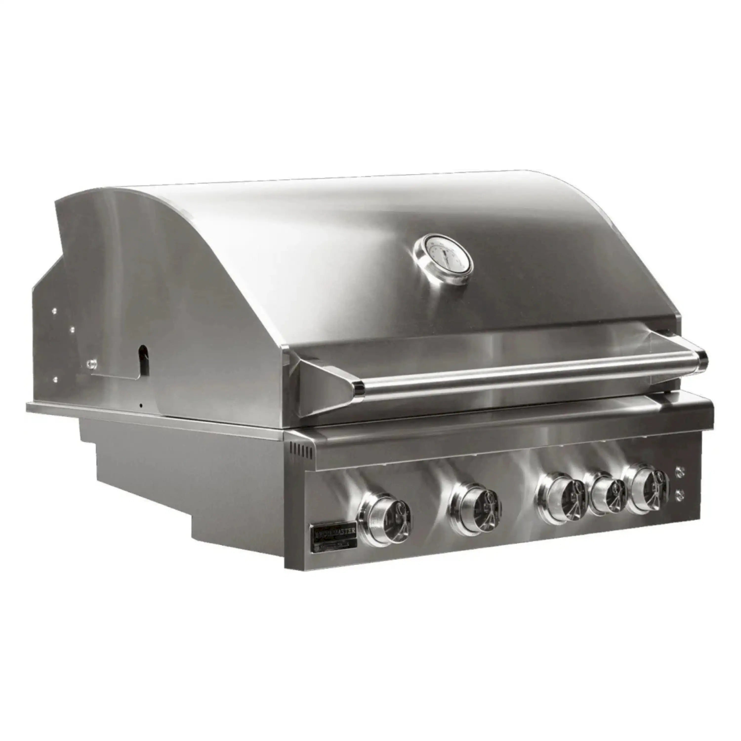 Broilmaster B-Series 32-Inch 4-Burner Marine Grade Premium Propane Gas Grill and Grill Cart in Stainless Steel