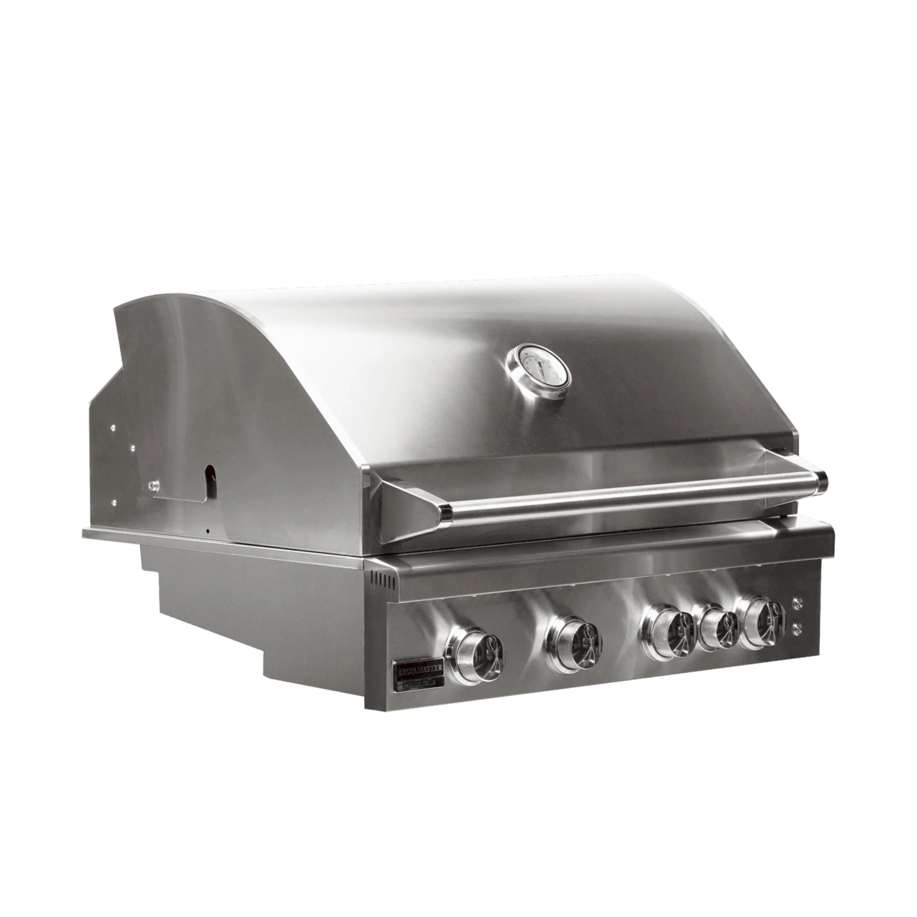 Broilmaster 32-Inch 4-Burners Premium Natural Gas Grill and Grill Cart in Stainless Steel