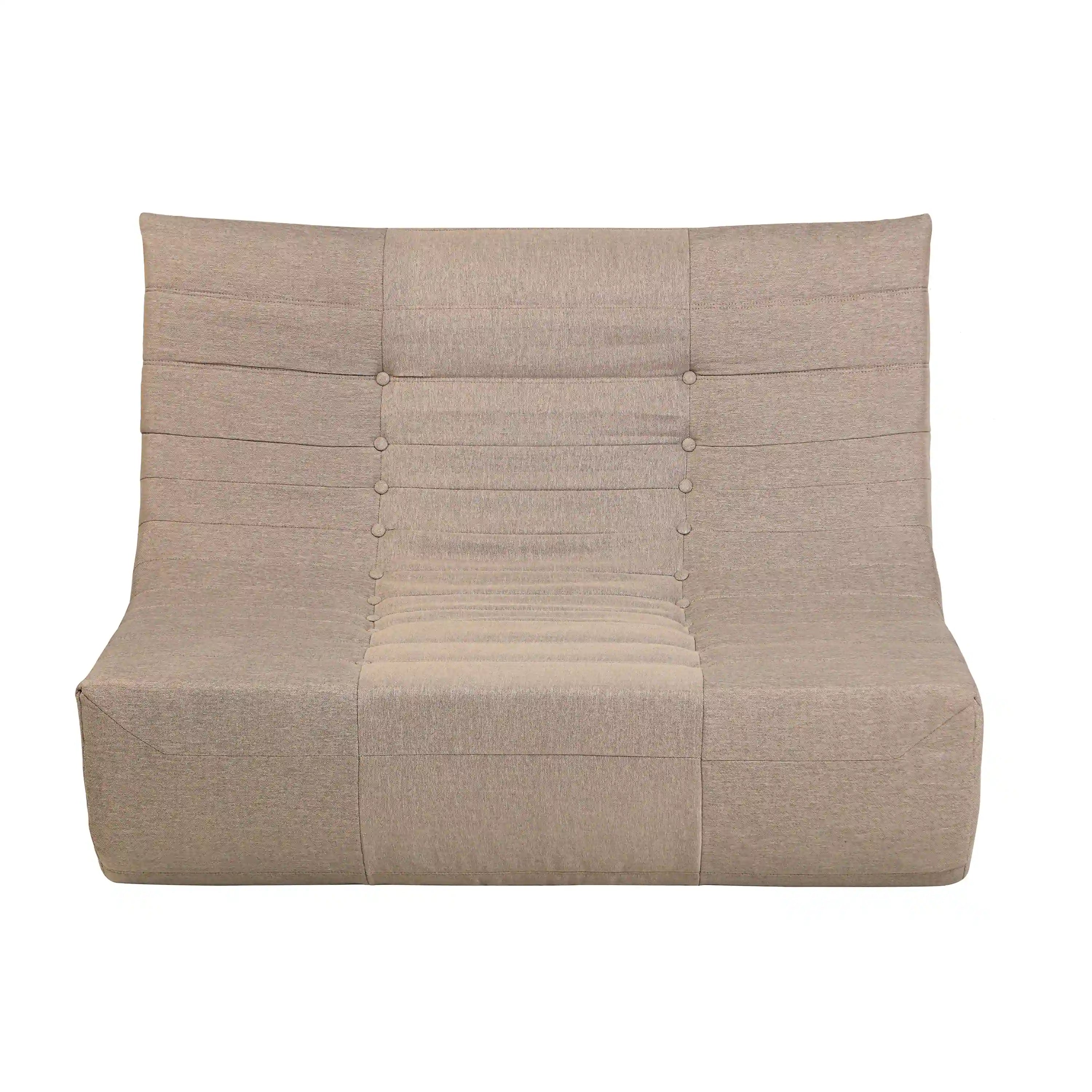 Deko Living Brown Outdoor Compressed Foam Sofa (COP30119SOF)