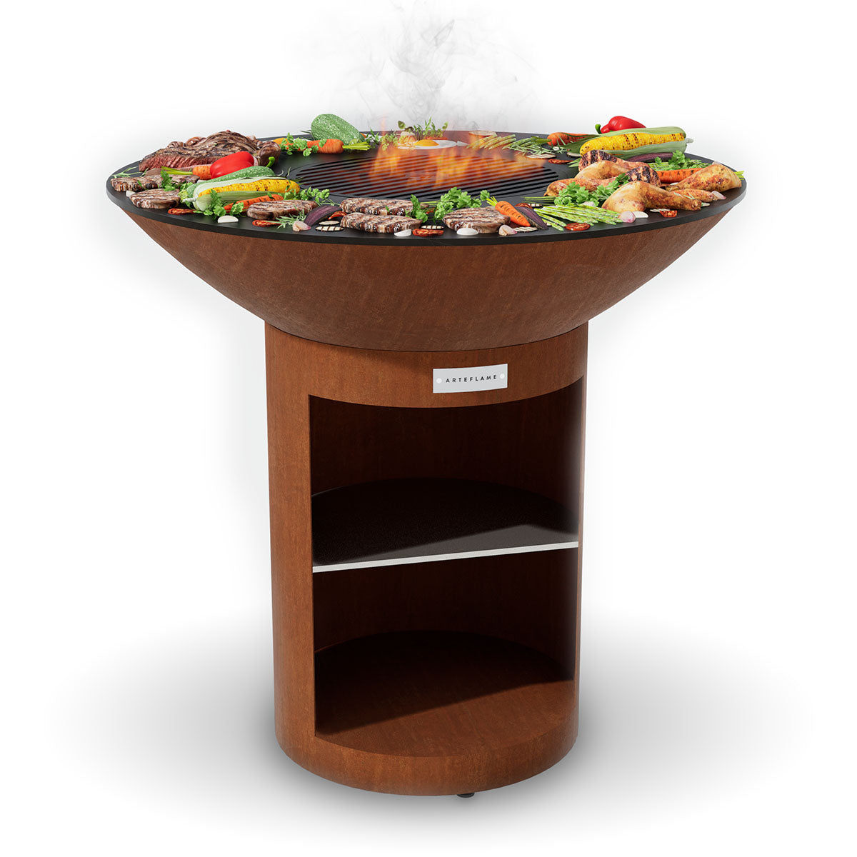 Arteflame 40" Grill with Storage Base and Accessories
