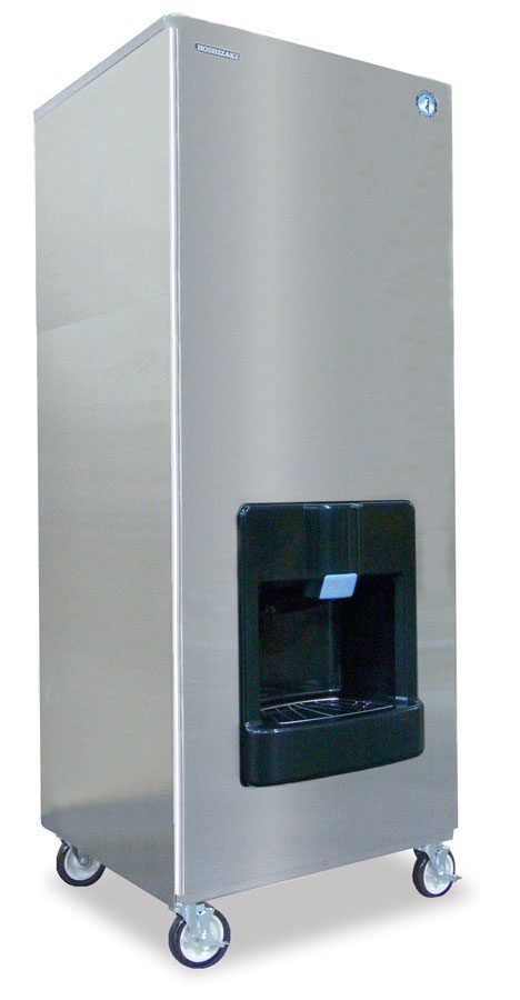 Hoshizaki DKM-500BWJ Water-cooled Ice Maker Dispenser Crescent Cubes Floor Model 540 Lb/Day