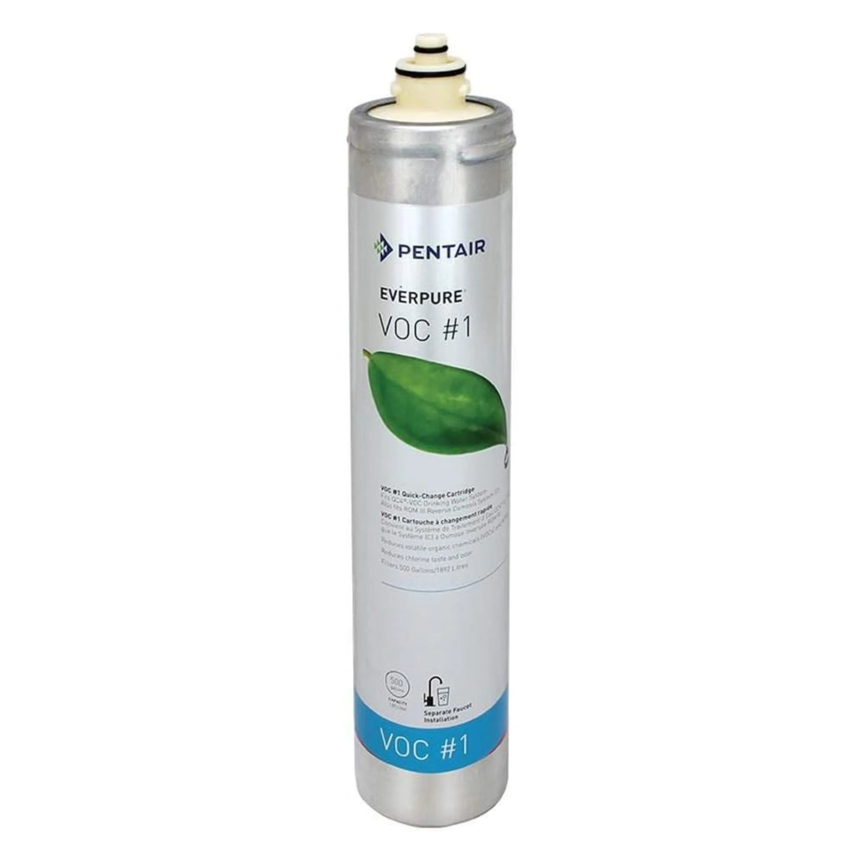 Pentair Everpure VOC #1 Quick-Change Filter Cartridge, Replacement Cartridge (C) for use in Everpure ROM III Reverse Osmosis System (EV927379)