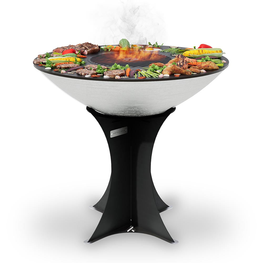 Arteflame XXL 40" Platinum Edition Grill with Multi-Zone Heat Control, Stainless Steel - Euro Base