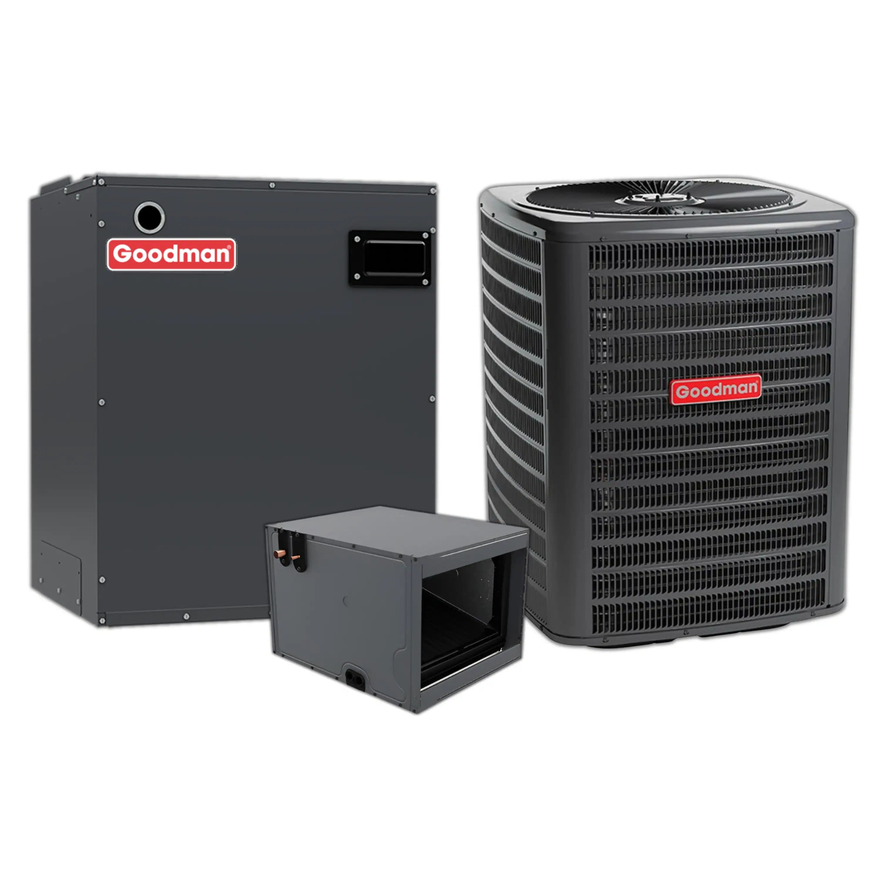 Goodman 4.0 Ton 14.3 SEER2 Central Air Conditioner and Air Handler and Evaporator Coil
