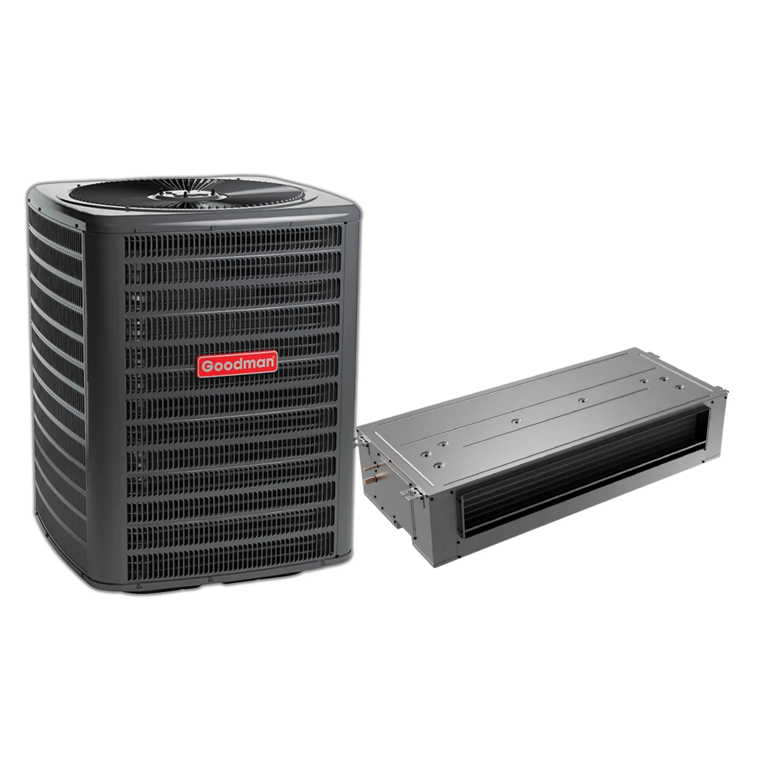 Goodman 1.5 Ton 14.3 SEER2 R-32 Heat Pump Condenser & Air Handler with 10kW Heat Kit