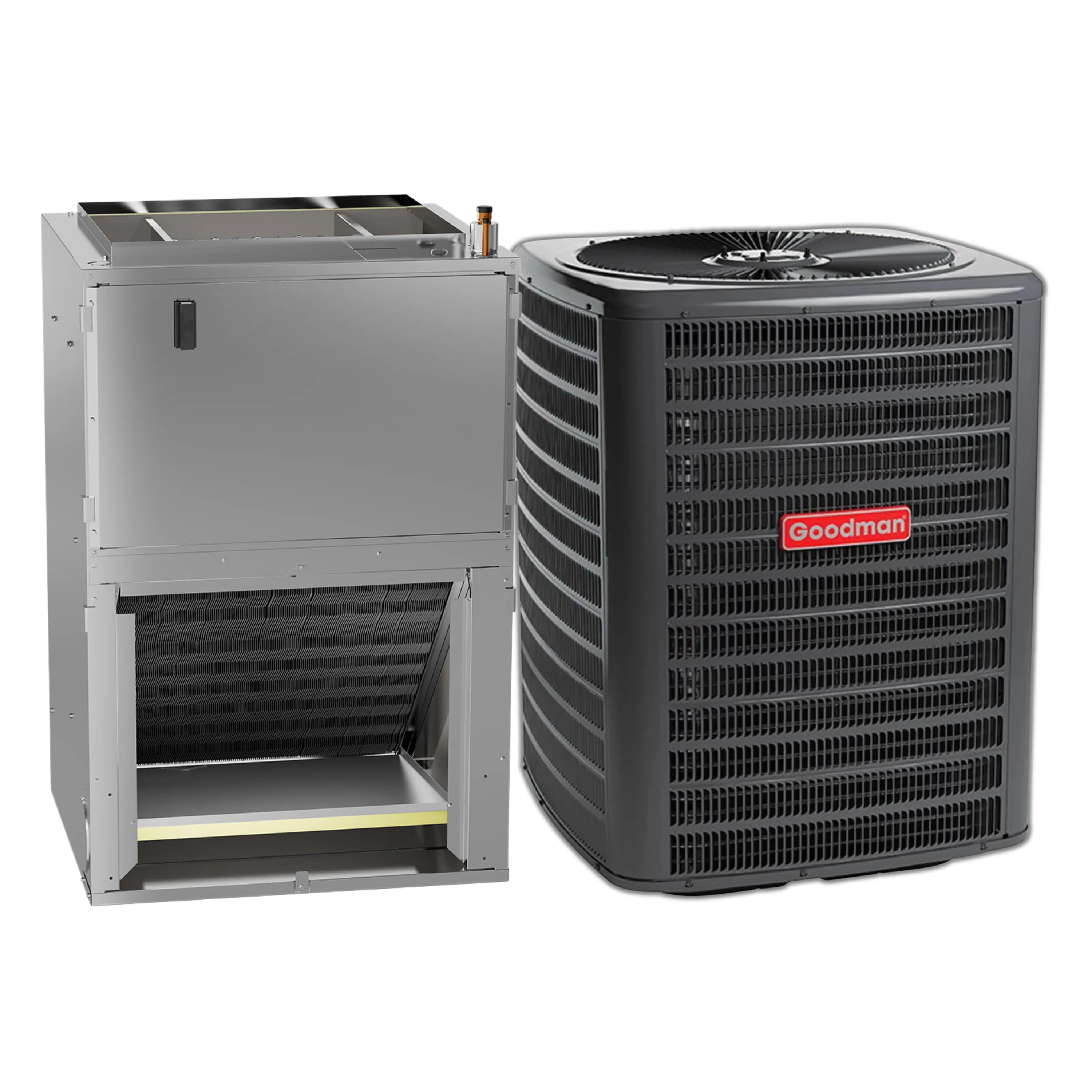 Goodman 1.5 Ton 15.2 SEER2 R-32 Heat Pump Condenser & Air Handler with 10kW Heat Kit