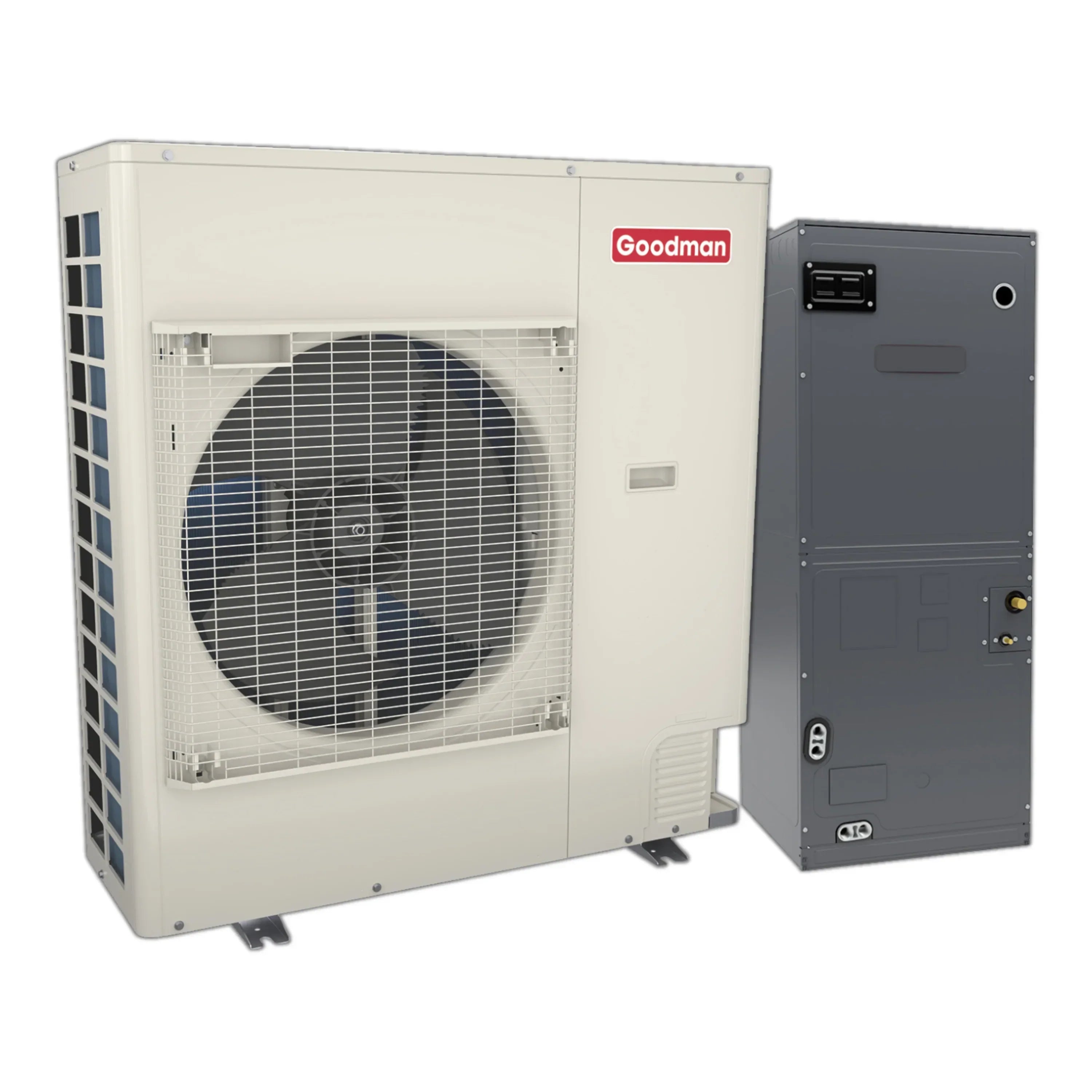 Goodman 4 Ton 16.2 SEER2 Central Air Conditioner Condenser with Multi-Position Variable Speed Air Handler