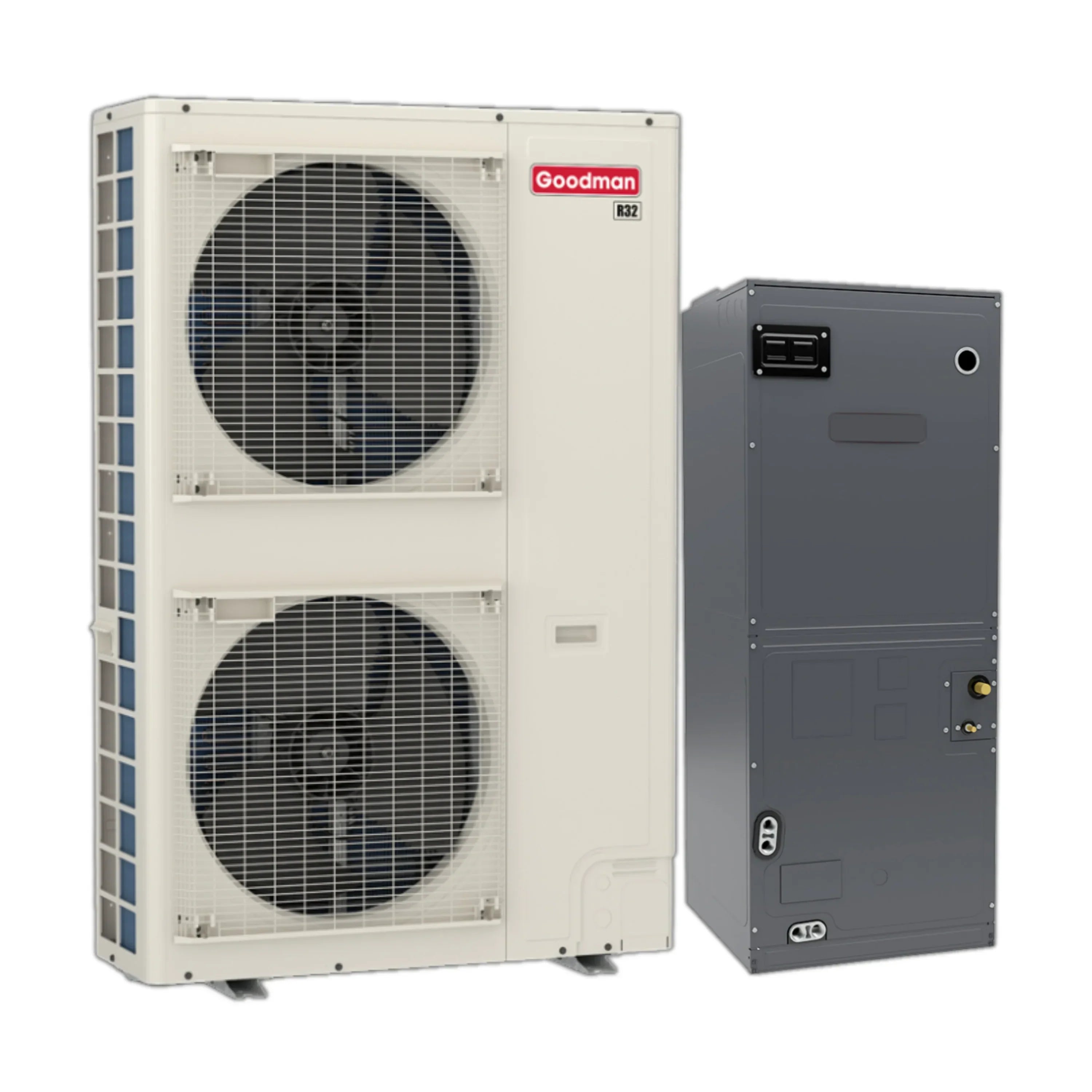 Goodman 5 Ton 19.2 SEER2 Central Air Conditioner Condenser with Multi-Position Variable Speed Air Handler