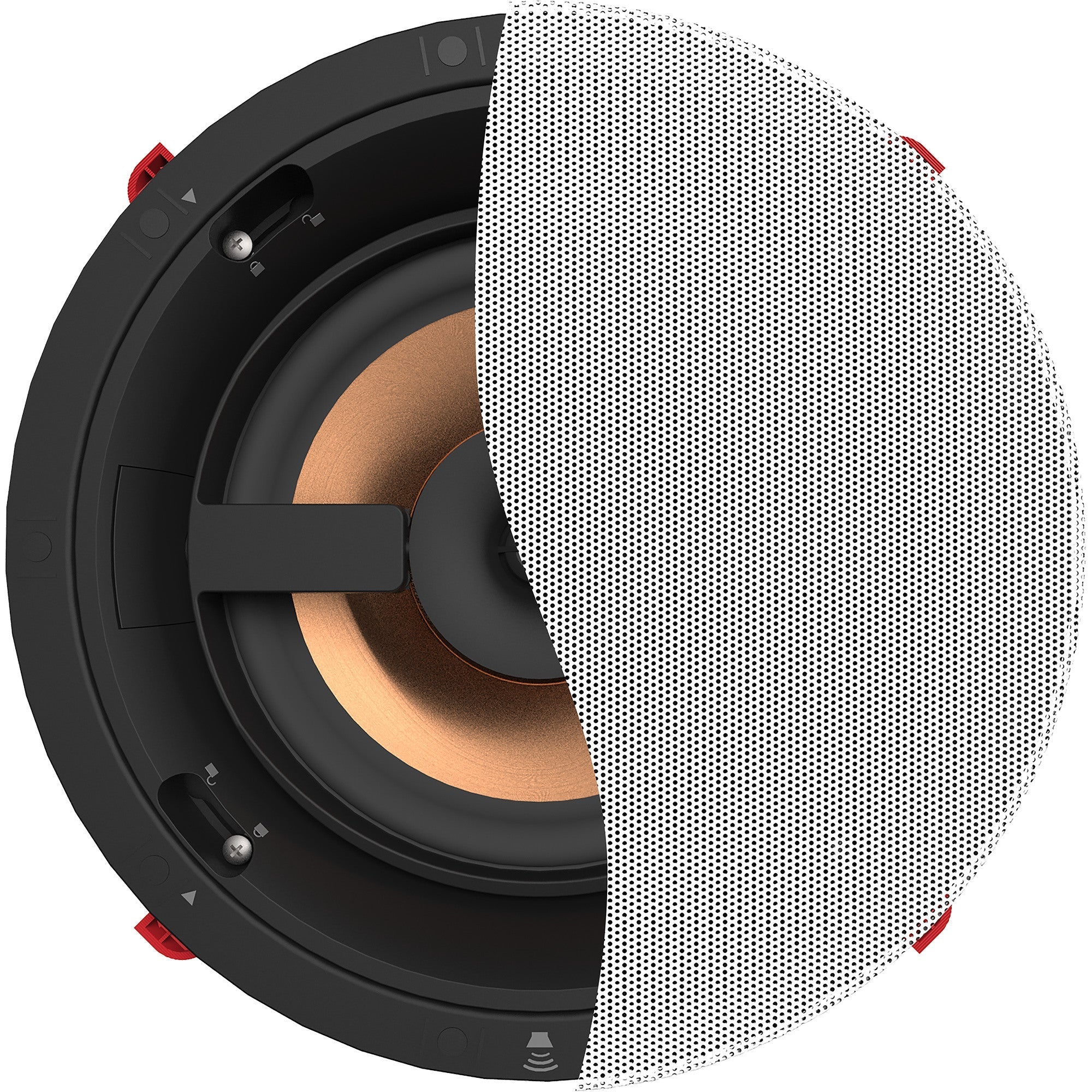 Klipsch PRO-18RC 8" 200 Watts 8 Ohms Home Audio In-Ceiling Speaker White (Each)