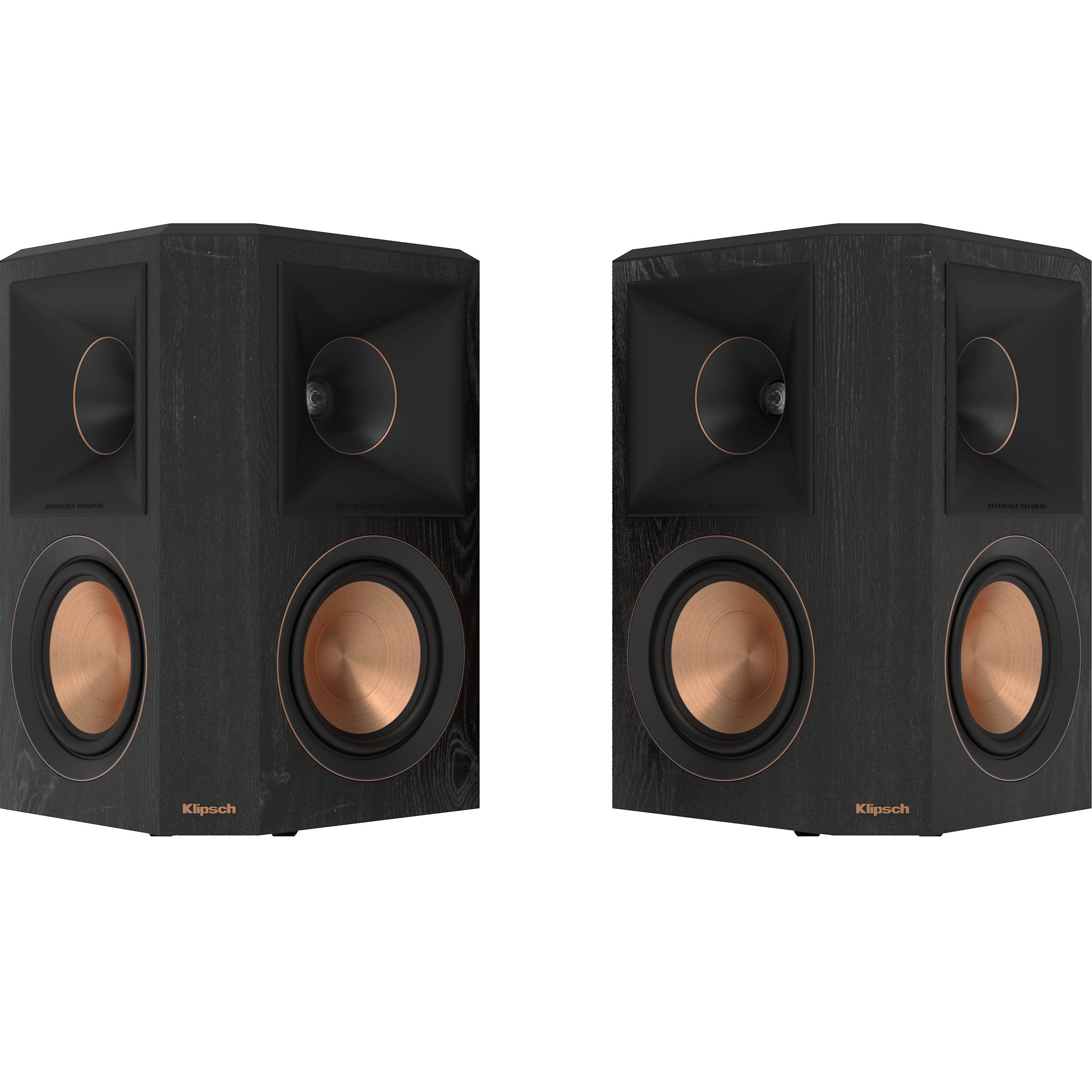 Klipsch Reference Premiere RP-502S II 400 Watts Surround Sound Speakers Home Audio Ebony (Pair)