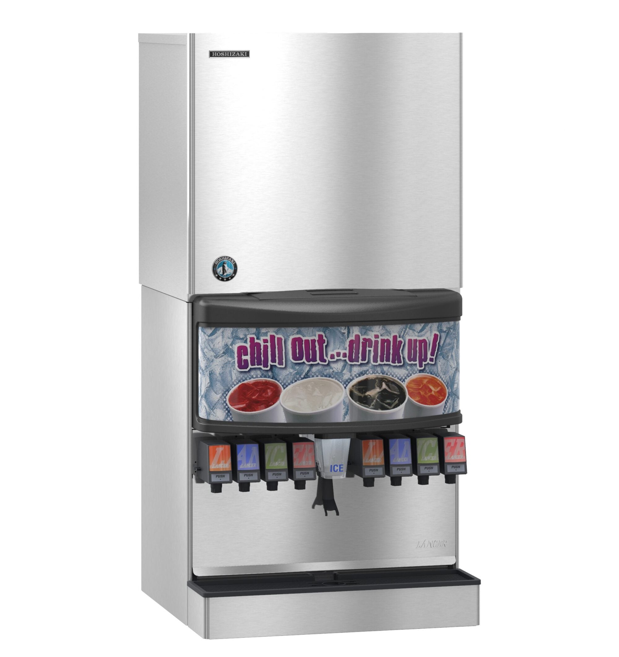 Hoshizaki KMD-860MRJZ Air-Cooled Ice Maker Crescent Cubes - 967 Lb/Day