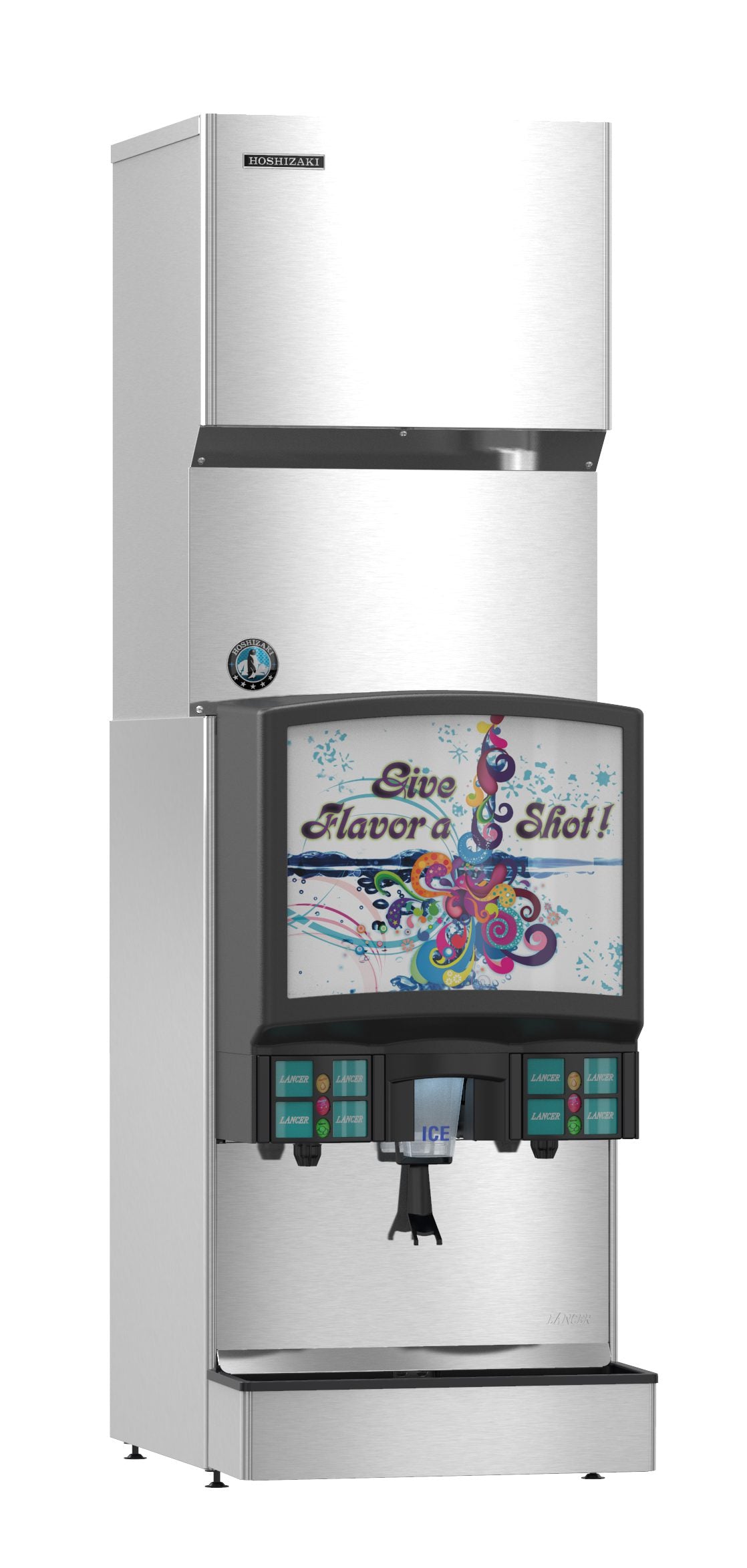 Hoshizaki KMS-1122MLJ Air-Cooled Ice Maker Crescent Cubes - 1151 Lb/Day