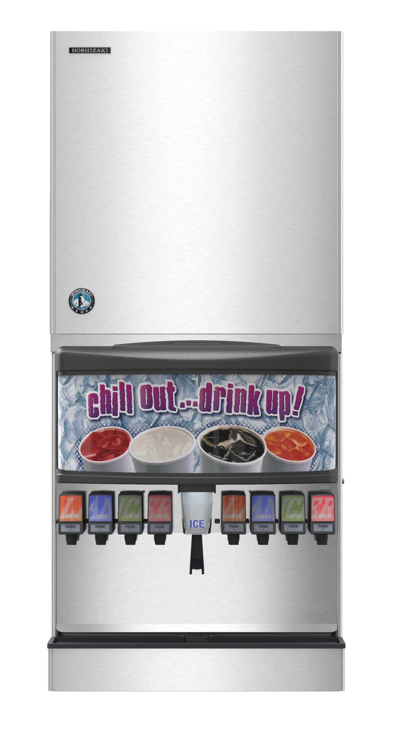 Hoshizaki KMS-2000MLJ Air-cooled Ice Maker Crescent Cubes - 1938 Lb/Day