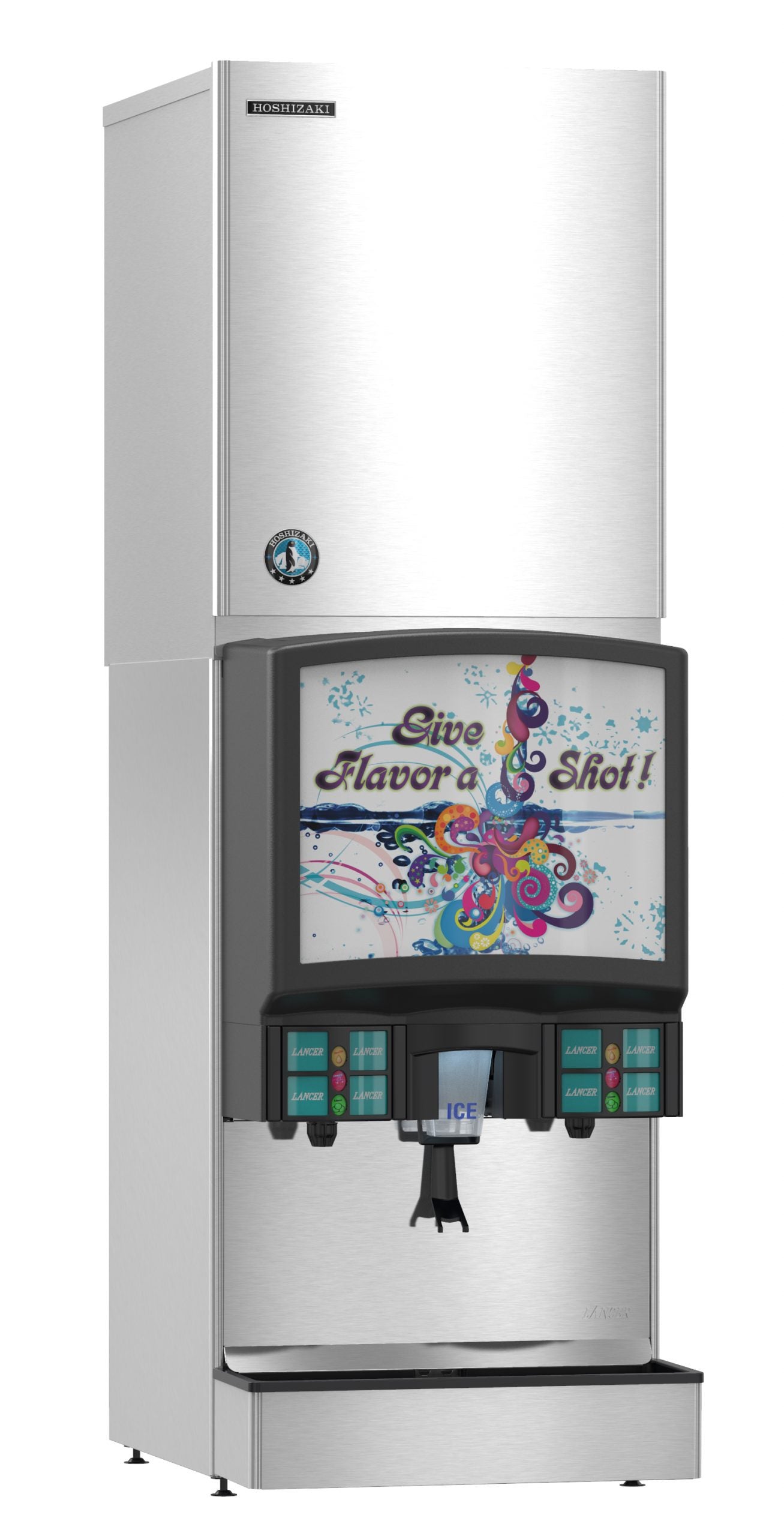 Hoshizaki KMS-822MLJ Air-Cooled Ice Maker Crescent Cube Style 851 Lb/Day