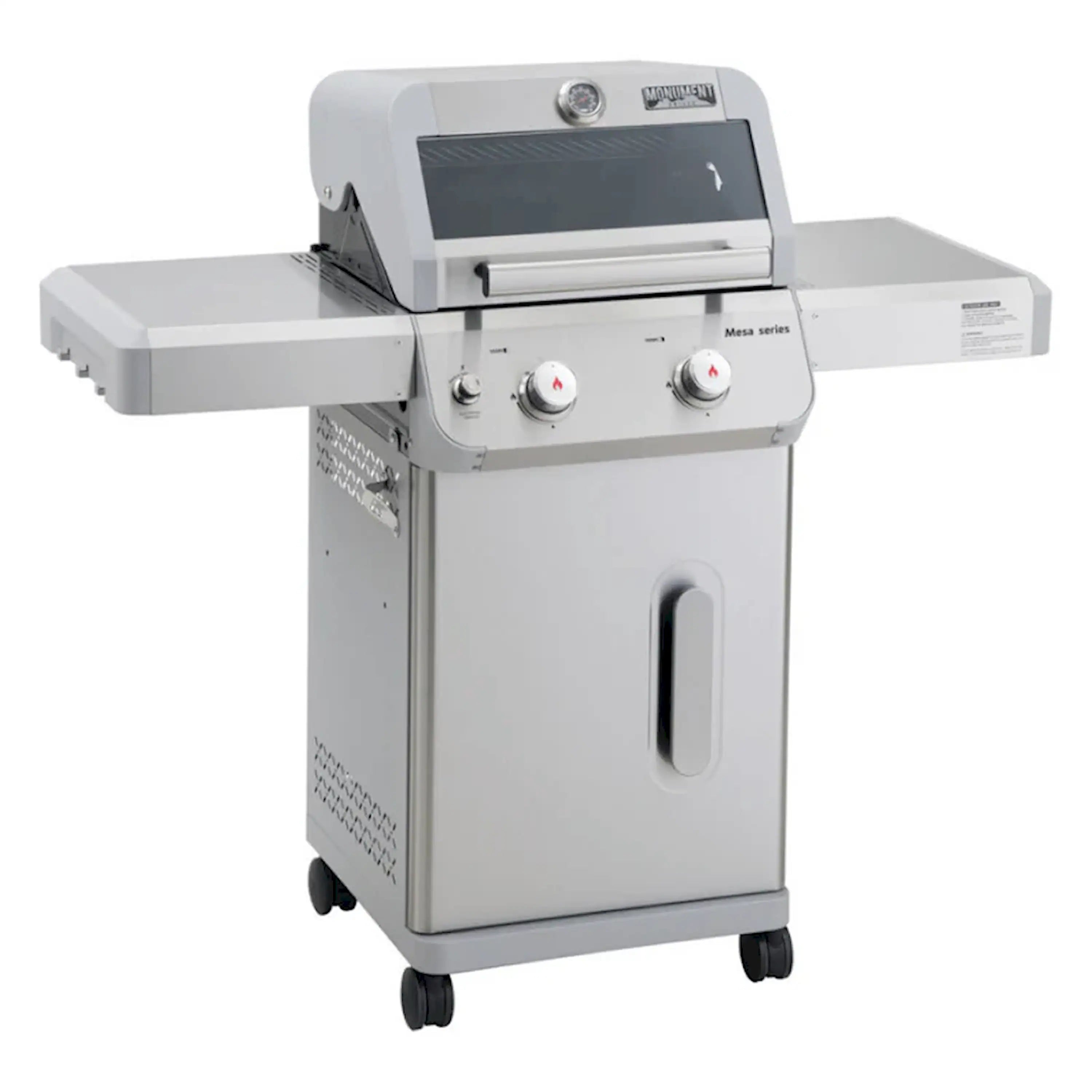 Monument Mesa Propane Gas Grill in Stainless Steel with 2 Burner Stainless Steel (M200S)