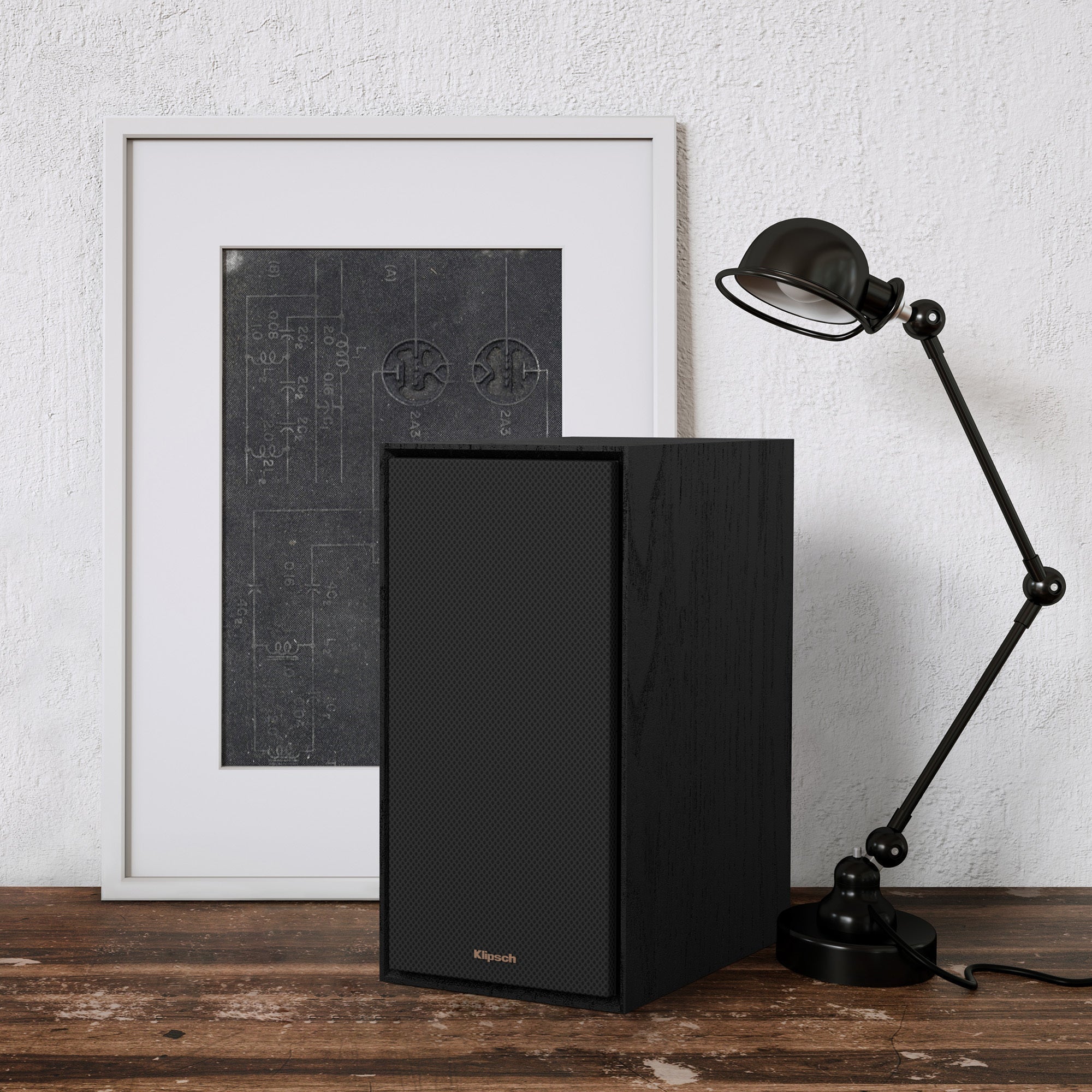 Klipsch R-50PM 240W Powered Bookshelf Speaker with Bluetooth - Black (pair)