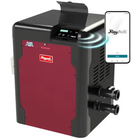 Raypak | 018051 | Model R404A Avia Pool & Spa Heater | Elevation 0-4500 | Propane 399 MBTUH 120/240V