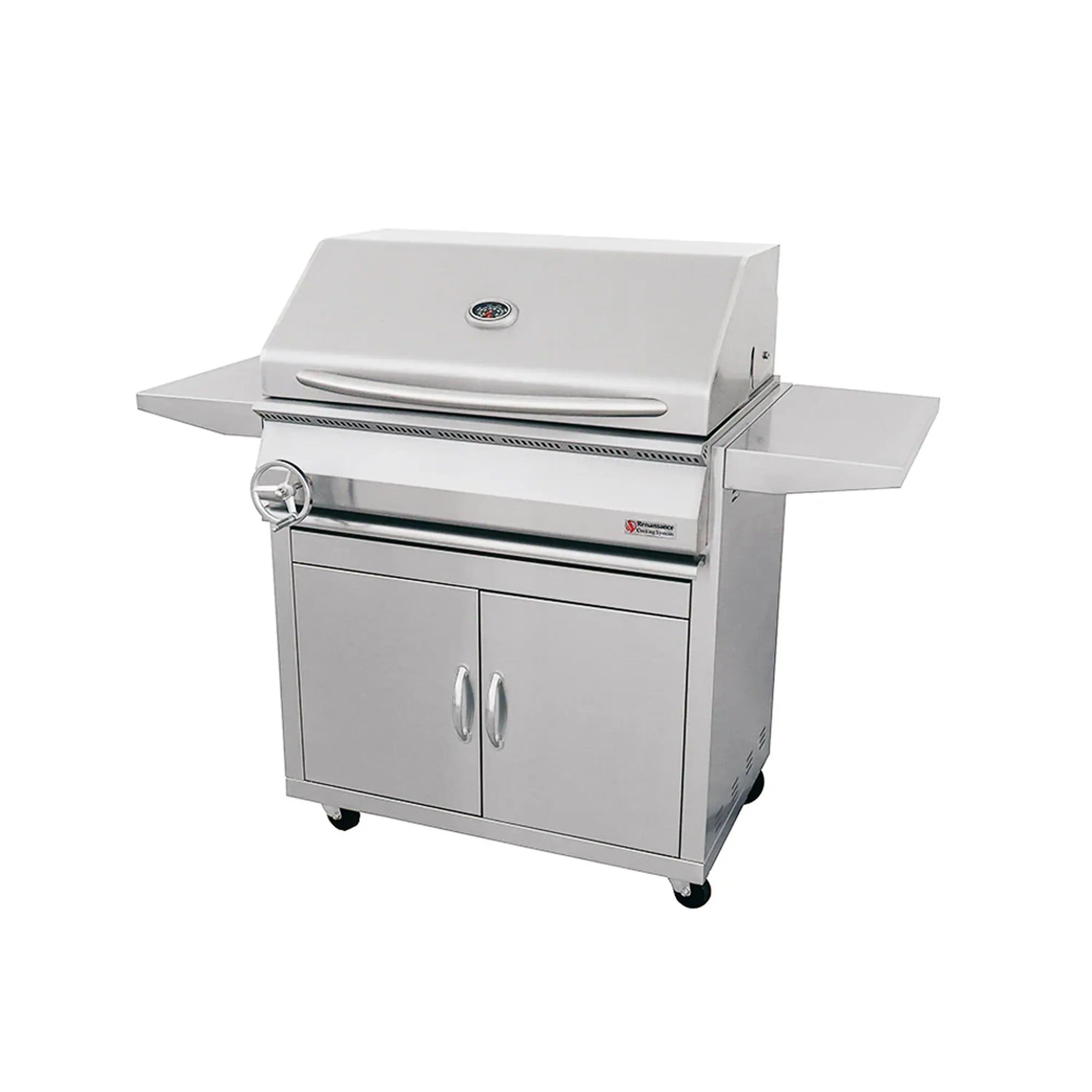 Renaissance Premier 32-Inch Charcoal Grill w/ Cart (RJCC32A CK)