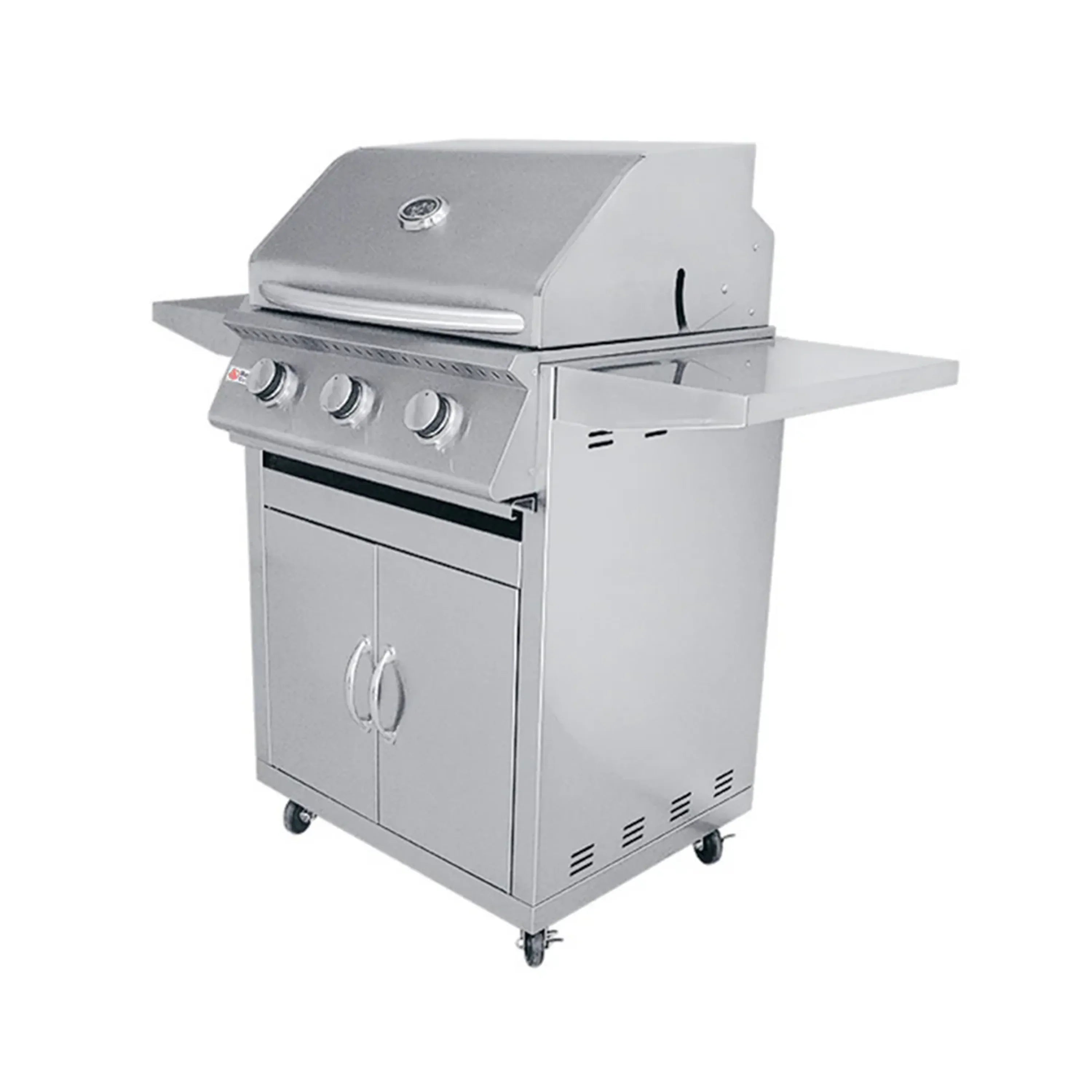 Renaissance Premier 26-Inch Natural Gas Grill w/ Cart & Gas Connection (RJC26A CK)