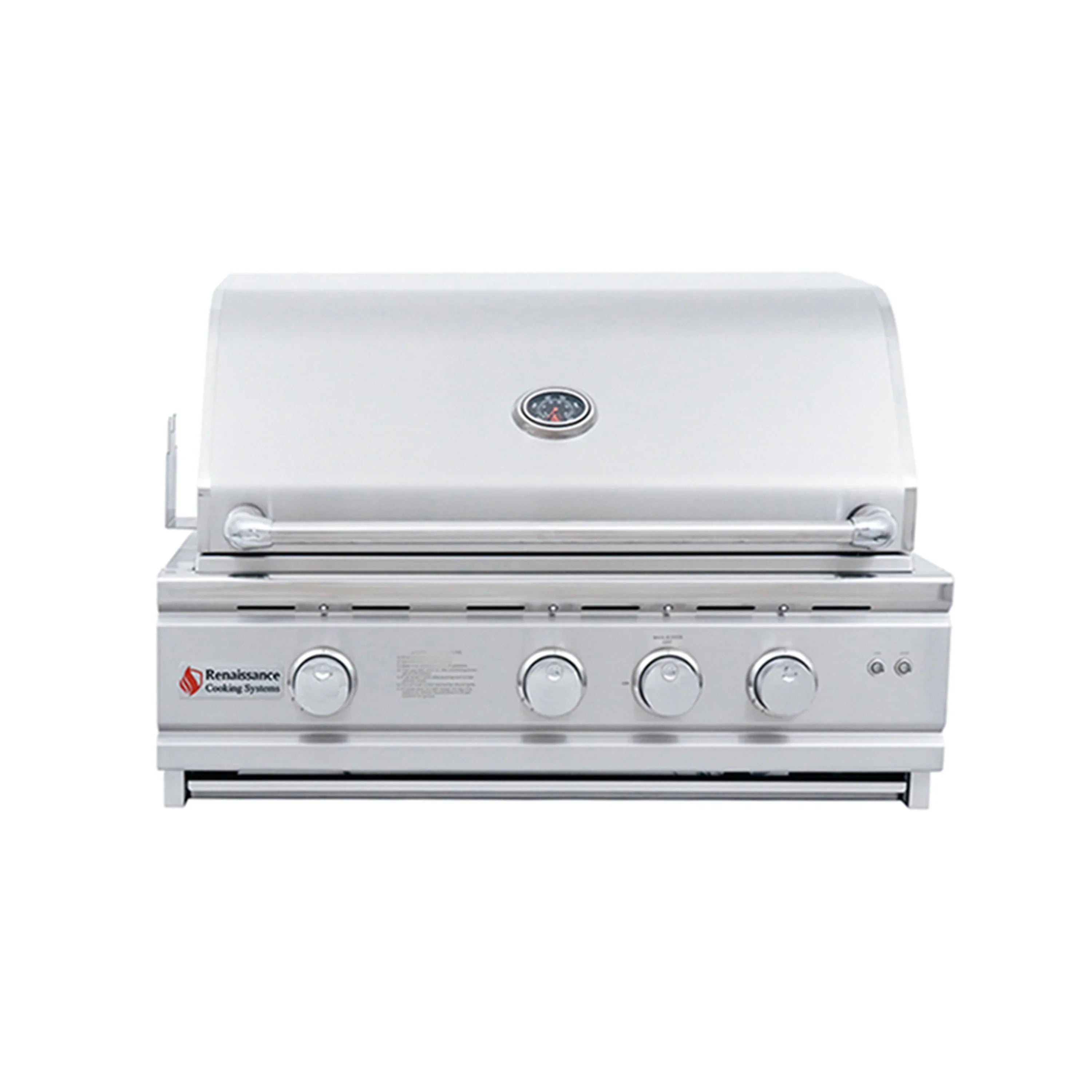 Renaissance Cutlass Pro 30-Inch Natural Gas Grill w/ Rear Burner, Briquette Trays & Blue LED Lights (RON30B)