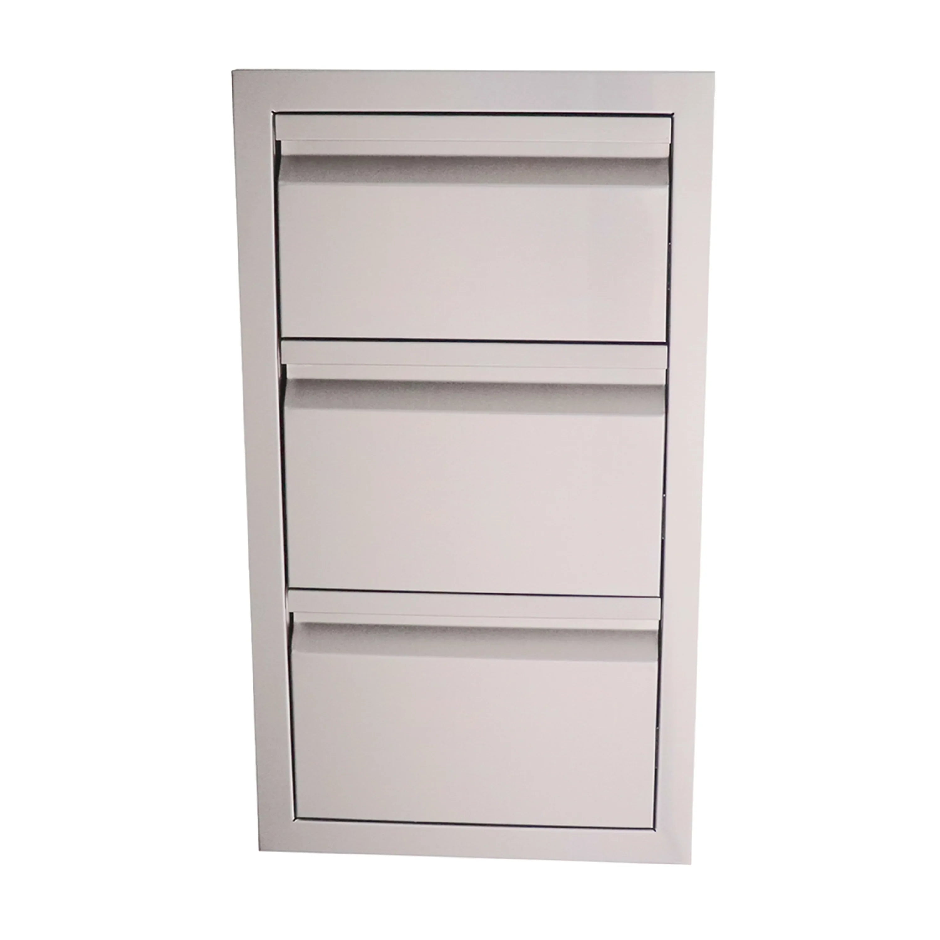 Renaissance Valiant Stainless Triple Drawer-Fully Enclosed (VTD3)