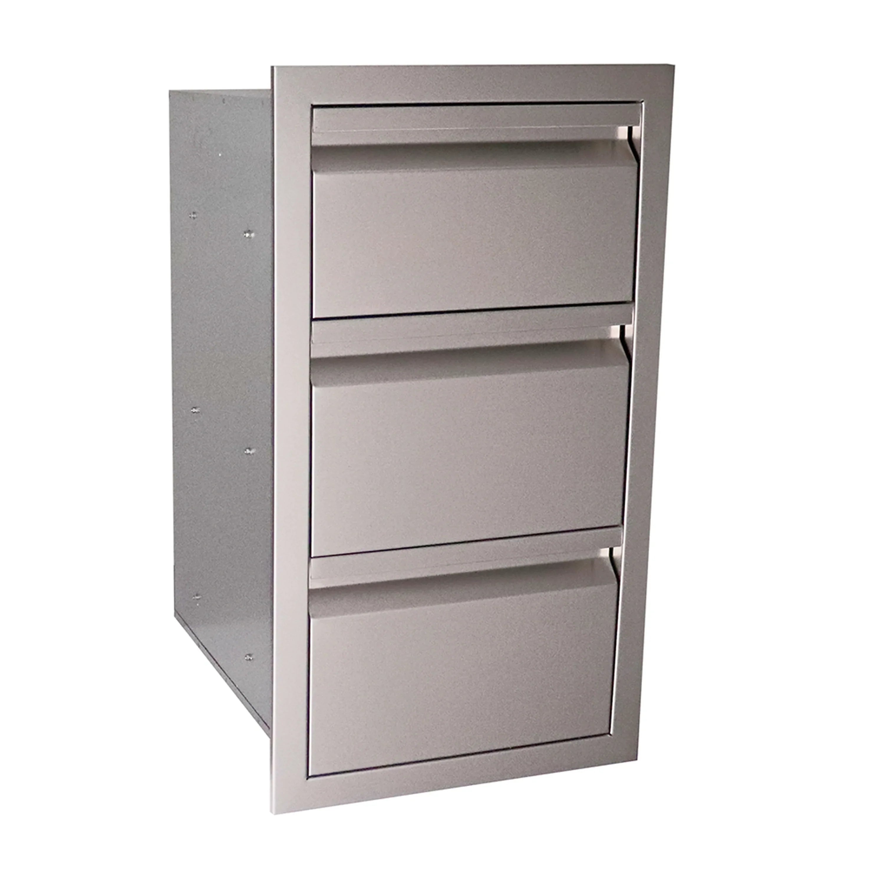 Renaissance Valiant Stainless Triple Drawer-Fully Enclosed (VTD3)