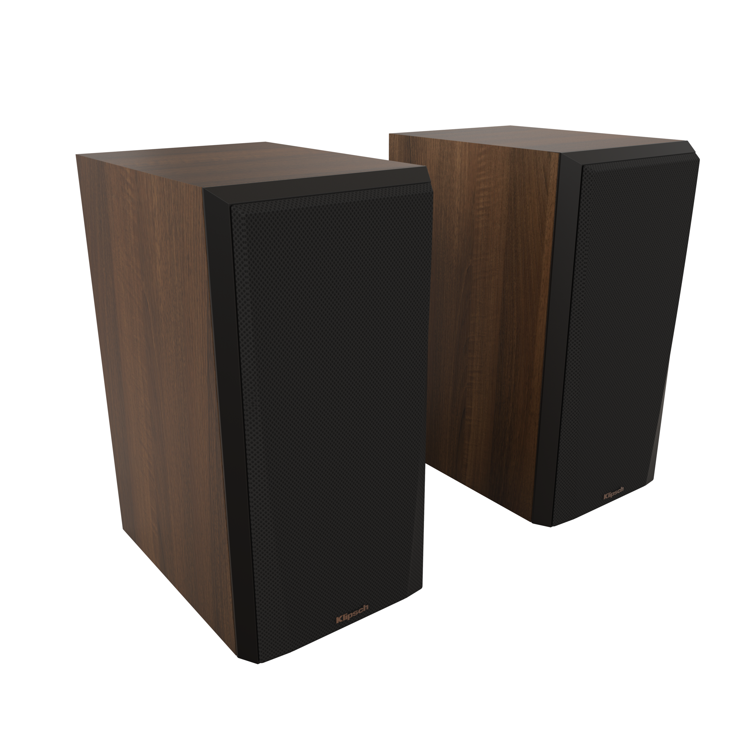 Klipsch RP-500M II Reference Premiere 5.25" 300 Watts Home Audio Bookshelf Speakers (Walnut, Pair)
