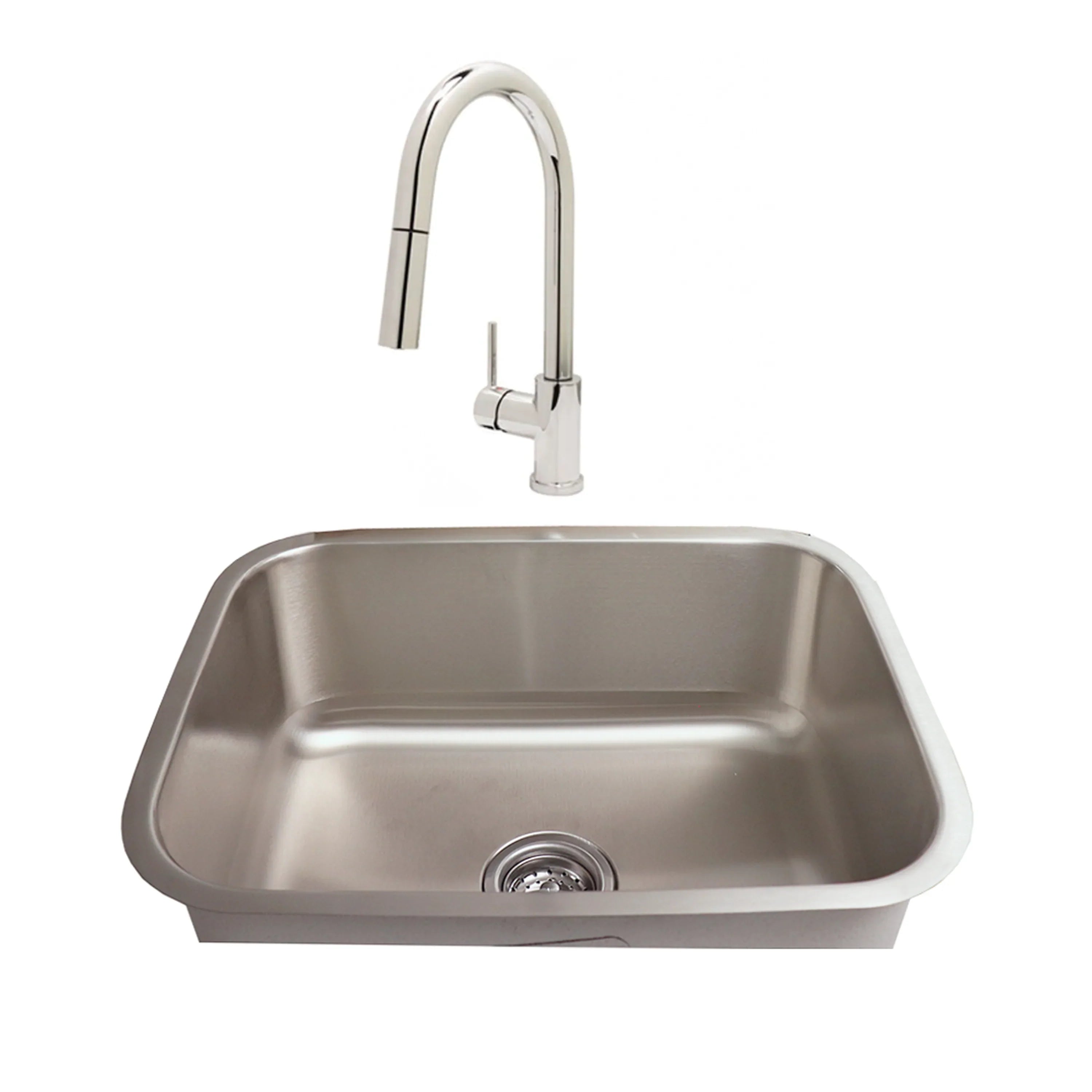 Renaissance Undermount Sink & Faucet in Stainless Steel (RSNK2)