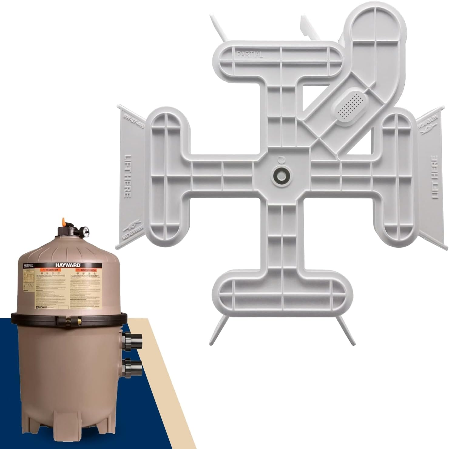 Swimables | SW-27-400 | HAYWARD STYLE DE Filter Manifold | High-Performance Pool Filtration
