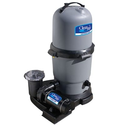 Waterway | 520-5147-6S | ClearWater II 100 Sq Ft Above-Ground Cartridge Filter System with 1.5 HP Pump