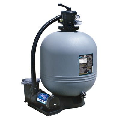 Waterway | 522-5347-6S | 22-Inch Oval Sand Filter System 1.00 THP 2-Speed Hi-Flo II Side Discharge