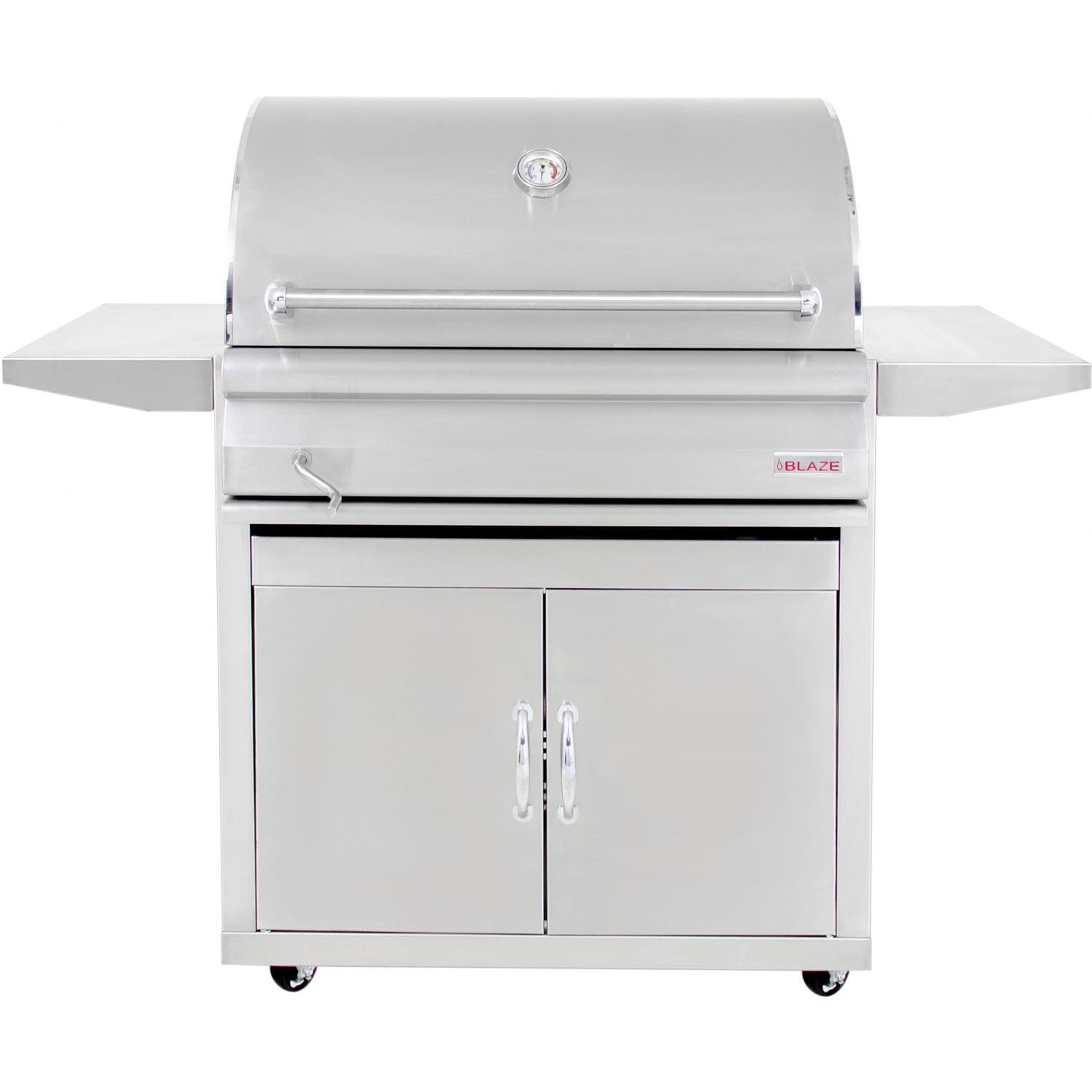Blaze 32-Inch Freestanding Charcoal Grill With Adjustable Charcoal Tray (AP2-4-CHAR)