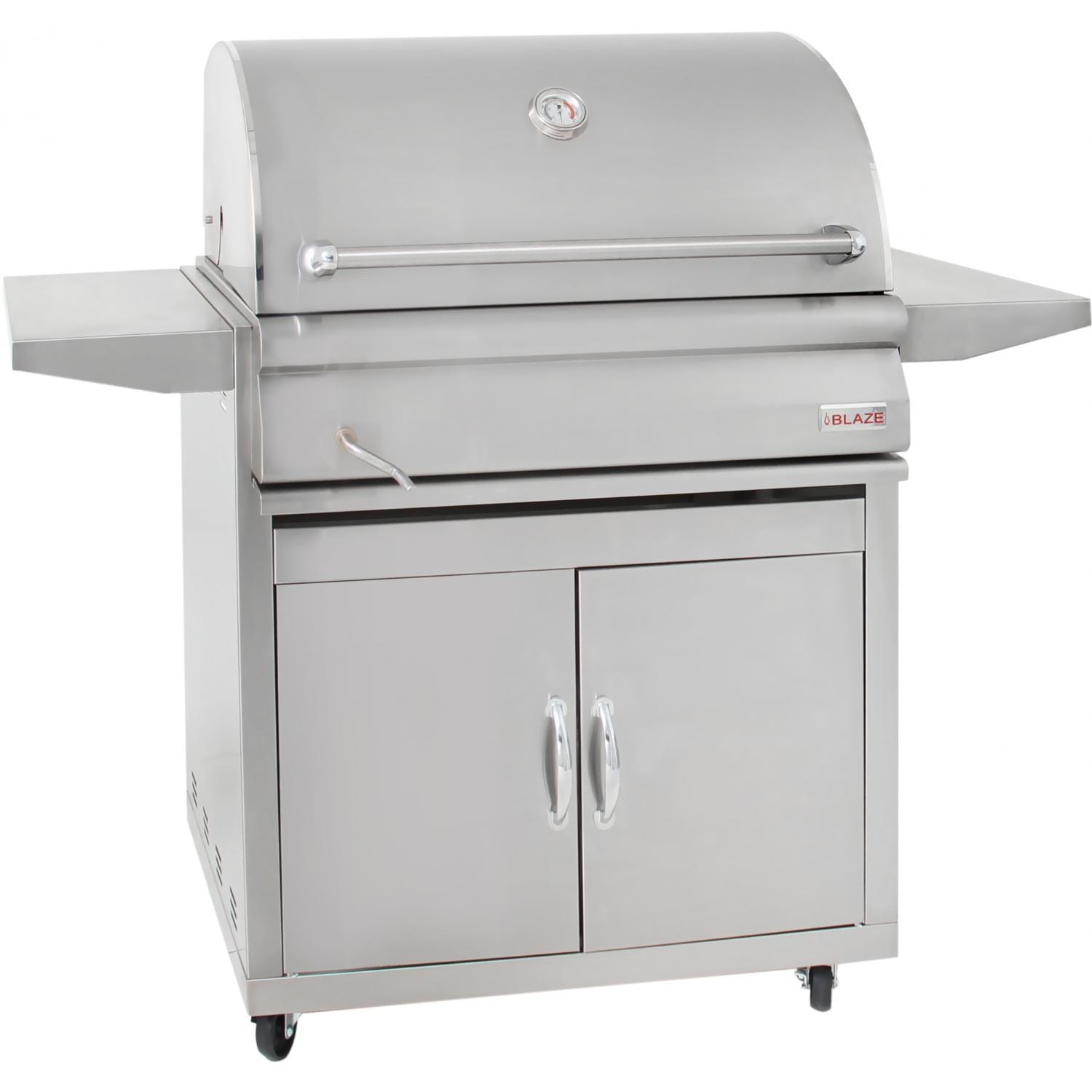 Blaze 32-Inch Freestanding Charcoal Grill With Adjustable Charcoal Tray (AP2-4-CHAR)