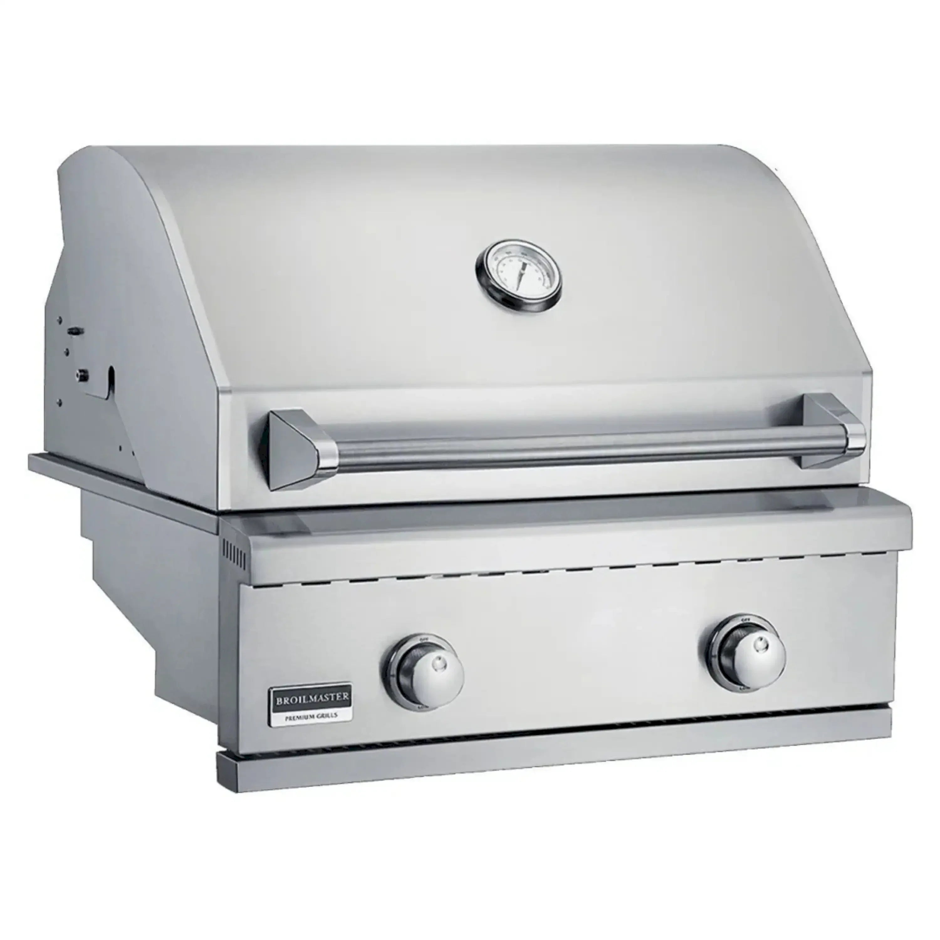 Broilmaster B-Series Basic Edition 25-Inch 3-Burner Premium Propane Gas Grill and Grill Cart in Stainless Steel