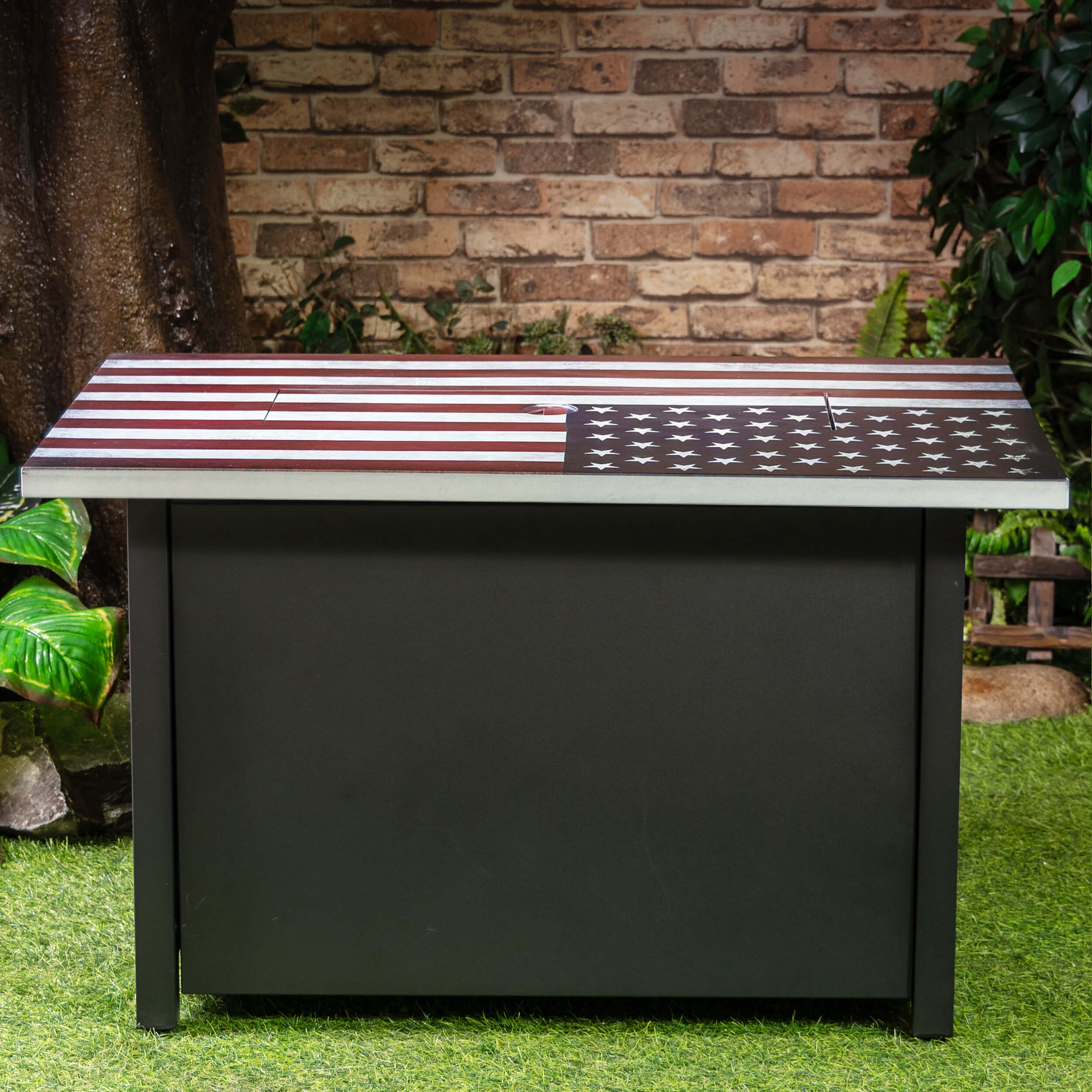 Deko Living 40-Inch Rectangular Outdoor Commemorative 50,000 BTU Propane Firetable (COB10008)