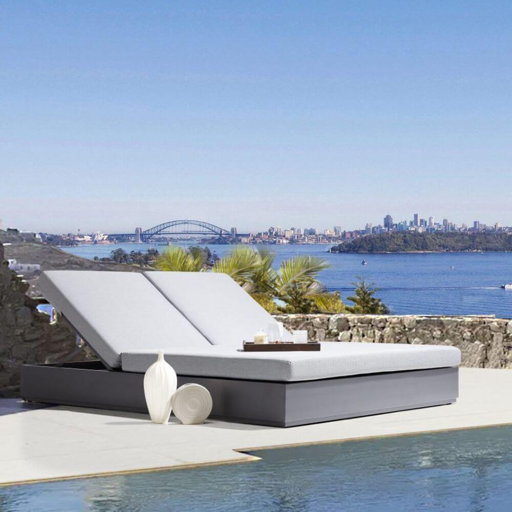 Deko Living Ficarazzi Rectangular Outdoor Patio Daybed (COP30502)