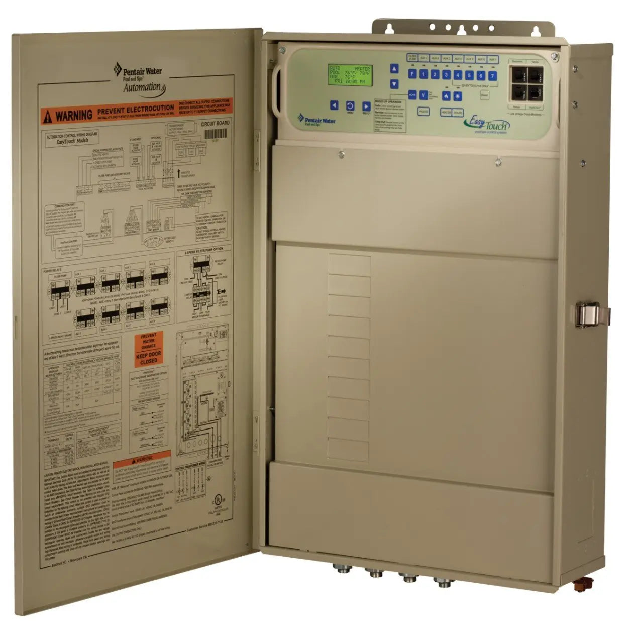 Pentair | EC-520545 | EasyTouch 8SC-IC40 Pool & Spa Automation System – Includes IC40 Salt Cell, SCG Integration & 2 Actuators