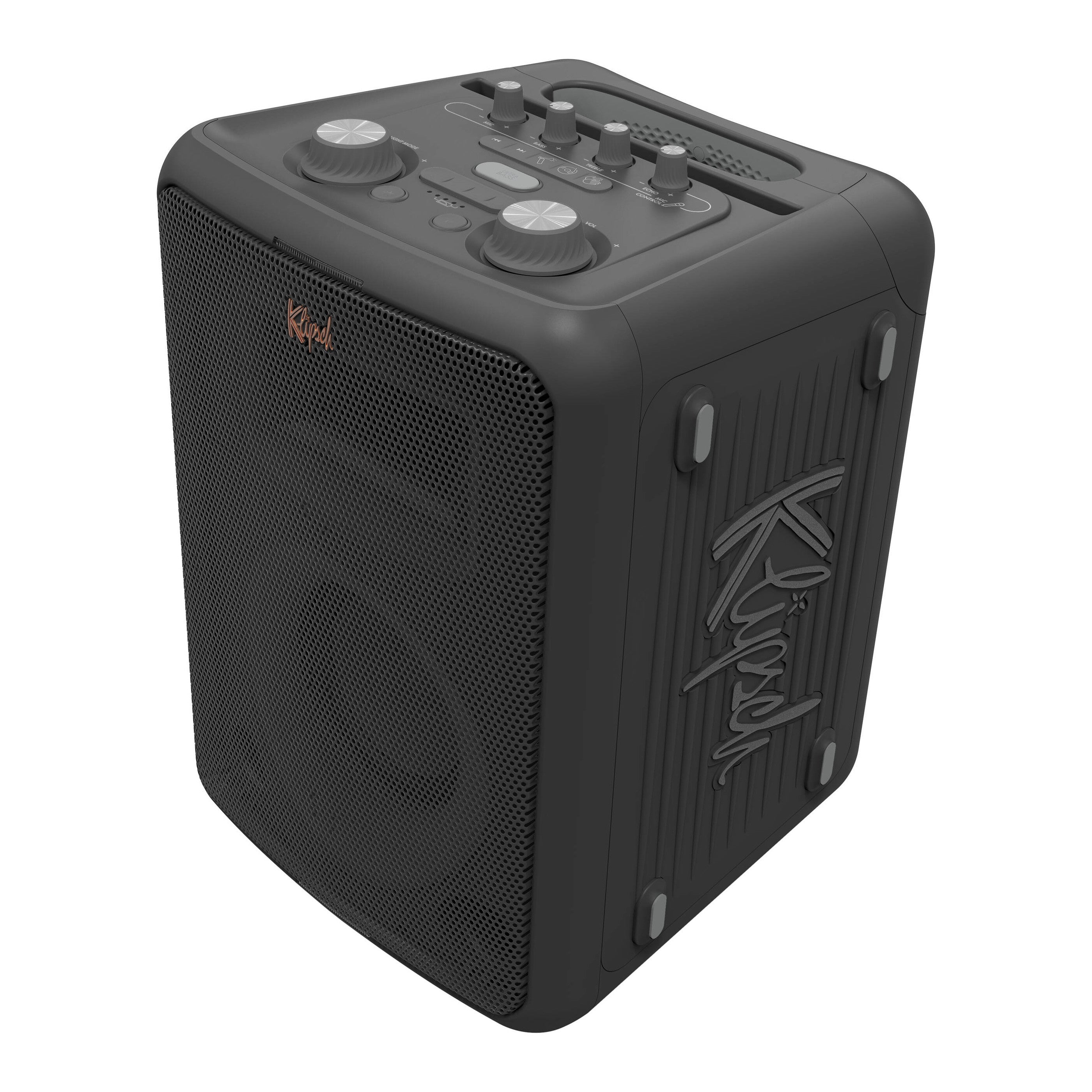 Klipsch Vegas Wireless Bluetooth Portable Rechargeable Party Speaker with Microphone
