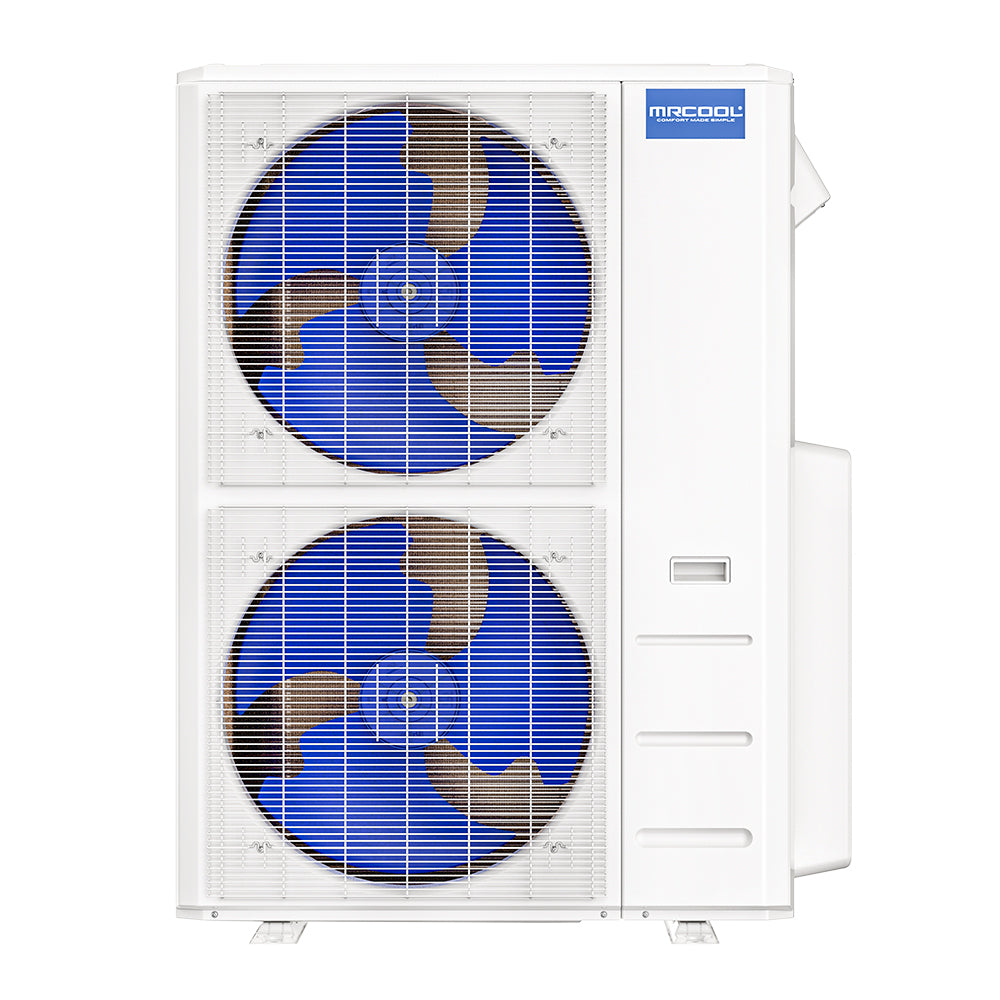 MRCOOL DIY Hybrid Central Split System - 2-Zone 48K BTU Condenser with  36K Ducted Air Handler and 6K Wall Mounted Air Handler