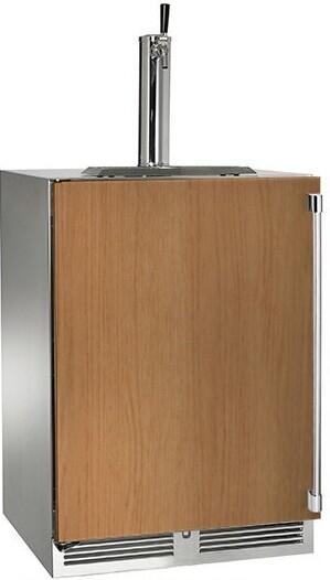 Perlick 24-Inch Signature Series Outdoor Beer Dispenser with 5.2 cu. ft. Capacity, Panel Ready (HP24TO-4-2L-1 & HP24TO-4-2R-1)