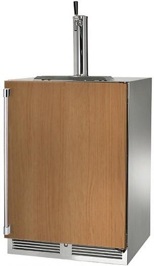 Perlick 24-Inch Signature Series Outdoor Beer Dispenser with 5.2 cu. ft. Capacity, Panel Ready (HP24TO-4-2L-1 & HP24TO-4-2R-1)