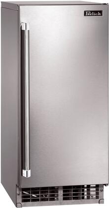Perlick Series 15-Inch Outdoor Undercounter Ice Maker with 55 lbs Daily Ice Production, in Stainless Steel (H50IMS-ADL & H50IMS-ADR)