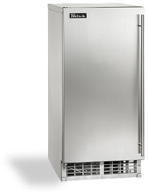 Perlick Series 15-Inch Outdoor Undercounter Ice Maker with in Stainless Steel (H80CIMS-ADL & H80CIMS-ADR)