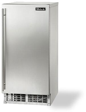 Perlick Series 15-Inch Outdoor Undercounter Ice Maker with in Stainless Steel (H80CIMS-ADL & H80CIMS-ADR)