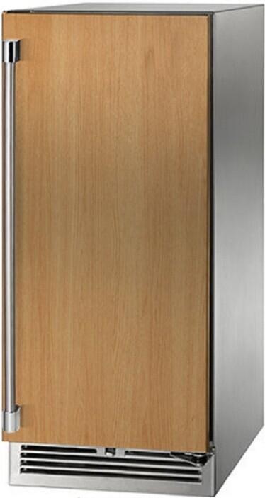 Perlick Signature Series 15-Inch Outdoor Built-In Counter Depth Compact Refrigerator with 2.8 cu. ft. Capacity, Panel Ready (HP15RO-4-2L & HP15RO-4-2R)