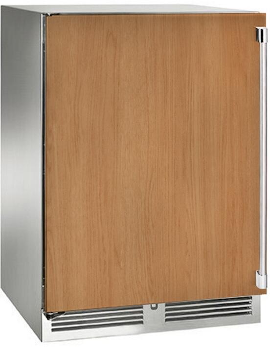 Perlick Signature Series 24-Inch Outdoor Built-In Counter Depth Compact Freezer with 5.2 Capacity, Panel Ready (HP24FO-4-2L & HP24FO-4-2R)